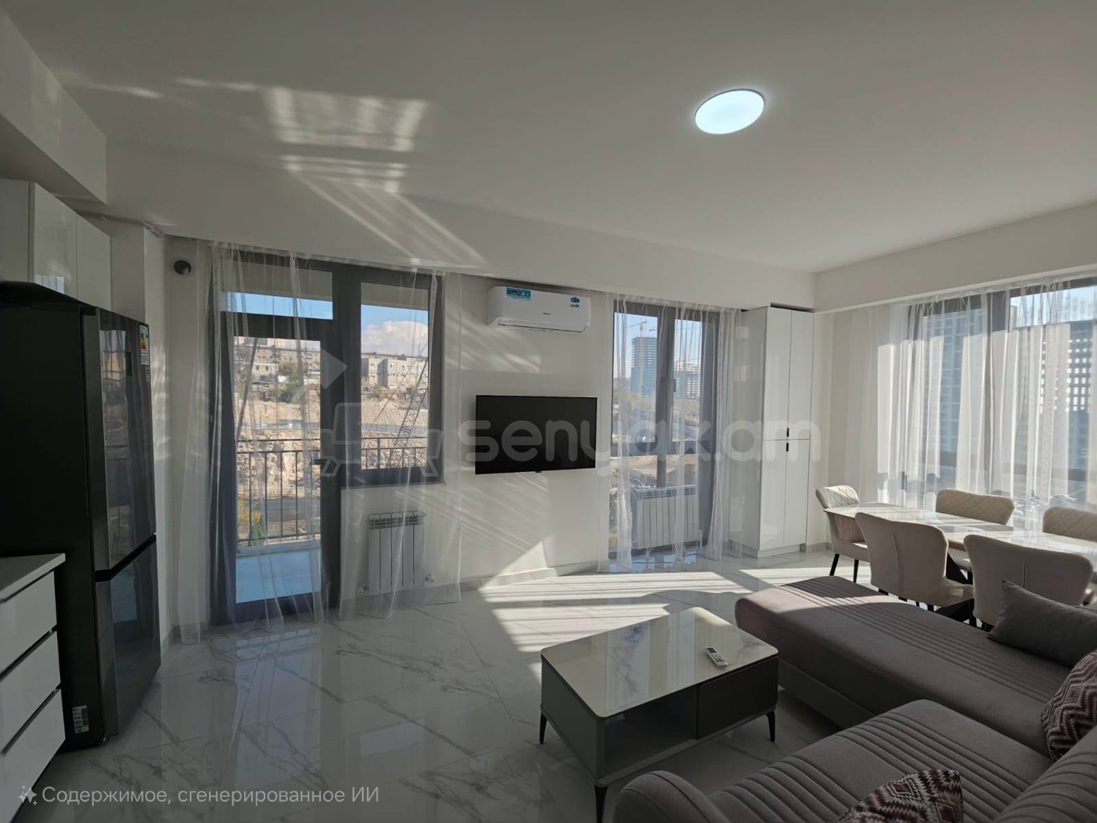 3 Սենյականոց Բնակարան Նորակառույցում, 77քմ, 3/14 հարկ, Կապիտալ Վերանորոգված