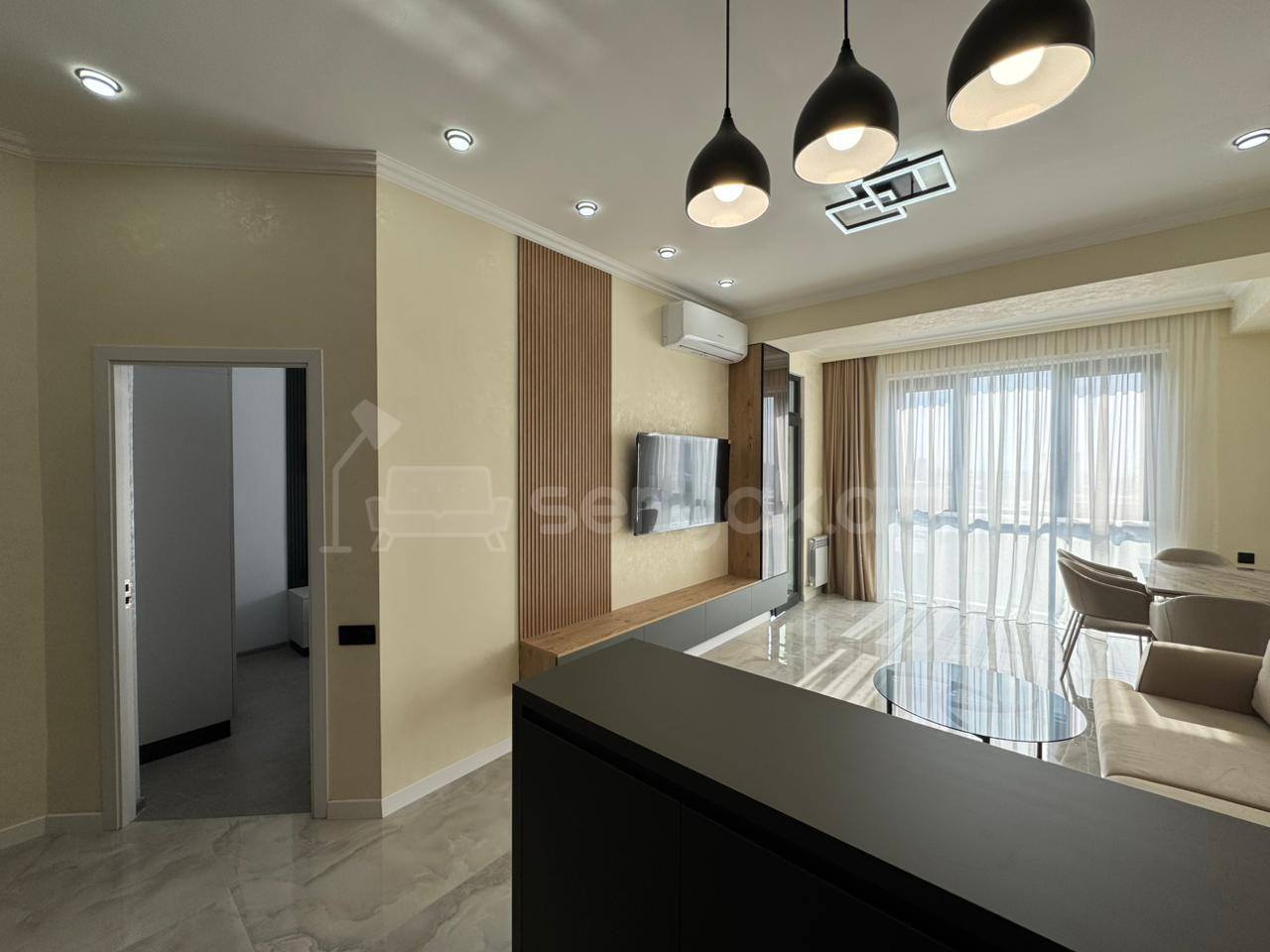 2 Սենյականոց Բնակարան Նորակառույցում, 52քմ, 8/16 հարկ, Դիզայներական Վերանորոգված