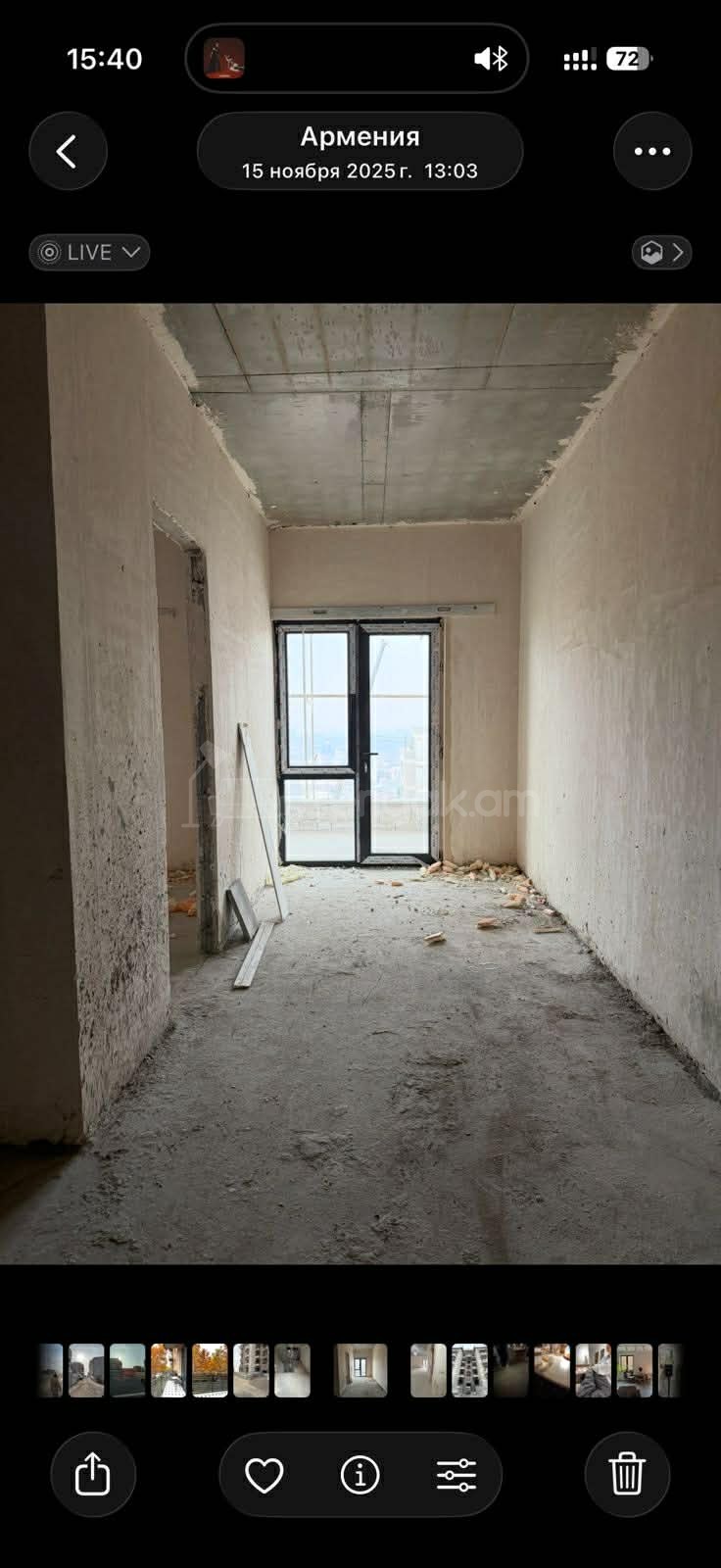 2 Սենյականոց Բնակարան, 53քմ, 3/5 հարկ, Զրոյական Վիճակում