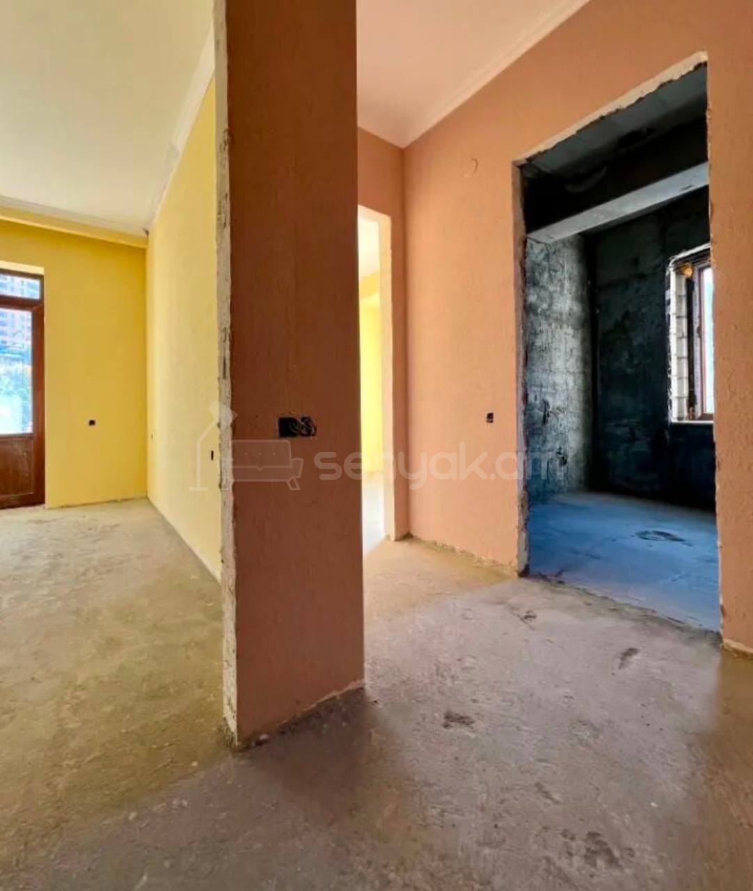 3 Սենյականոց Բնակարան, 92քմ, 5/17 հարկ, Զրոյական Վիճակում