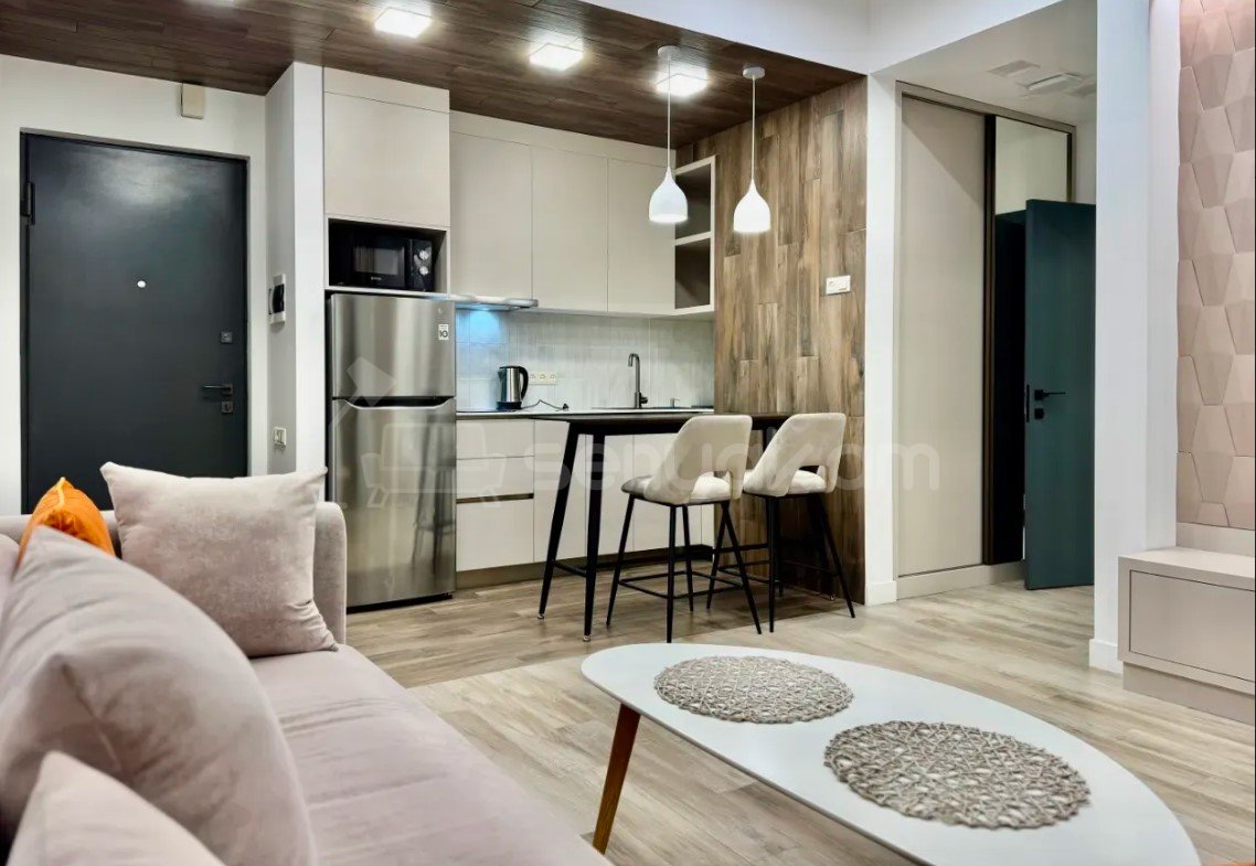 2 Սենյականոց Բնակարան Նորակառույցում, 60քմ, 4/12 հարկ, Կապիտալ Վերանորոգված, Կահավորված