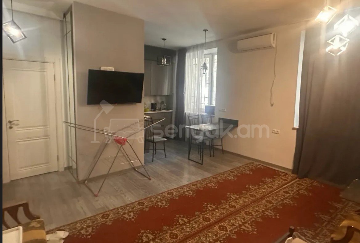 1 Սենյականոց Բնակարան Քարե Շենքում, 35քմ, 1/4 հարկ, Կապիտալ Վերանորոգված, Կահավորված