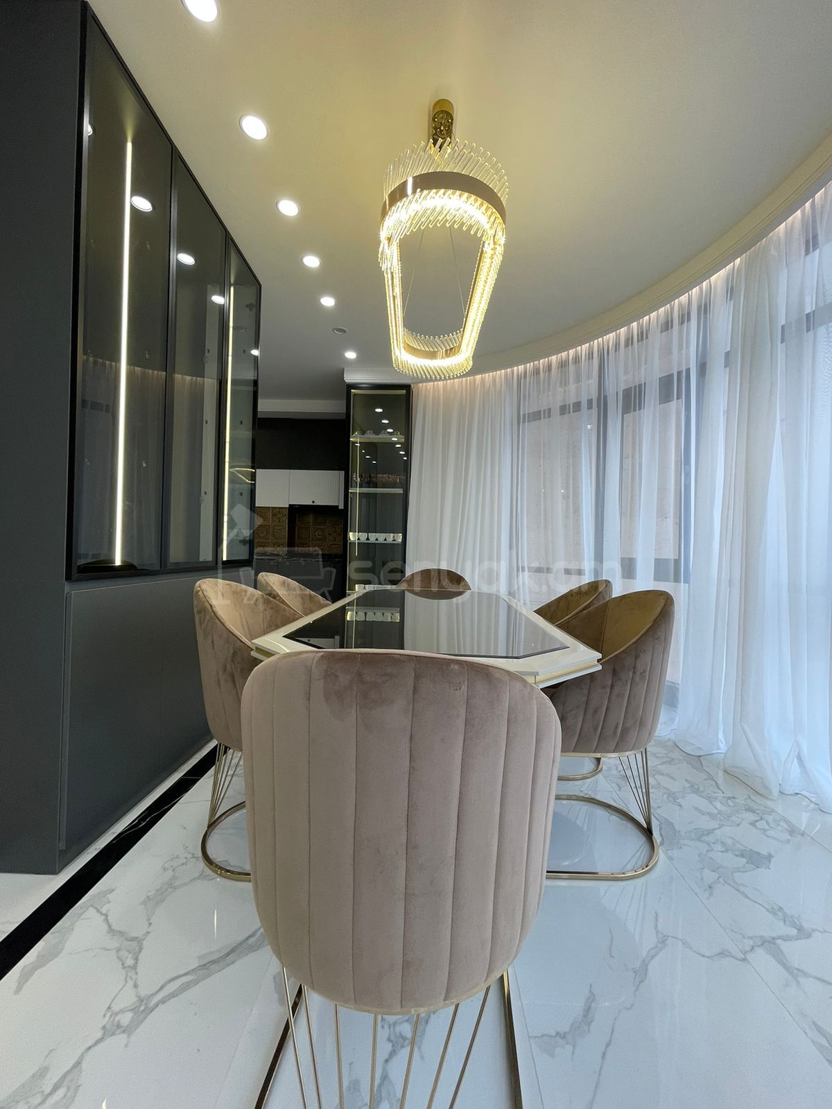 2 Սենյականոց Բնակարան Նորակառույցում, 50քմ, 7/12 հարկ, Դիզայներական Վերանորոգված