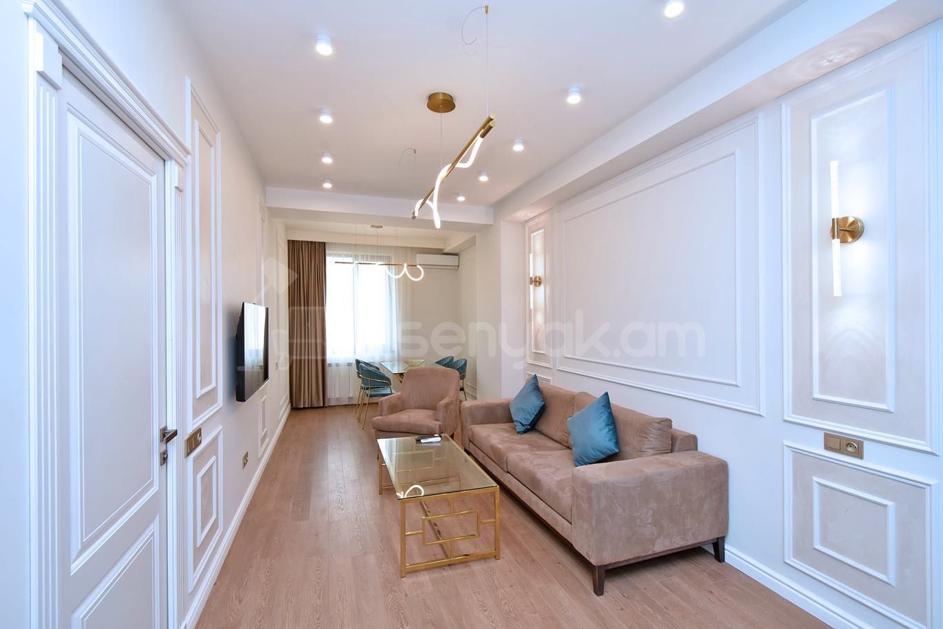 2 Սենյականոց Բնակարան Նորակառույցում, 50քմ, 7/12 հարկ, Դիզայներական Վերանորոգված