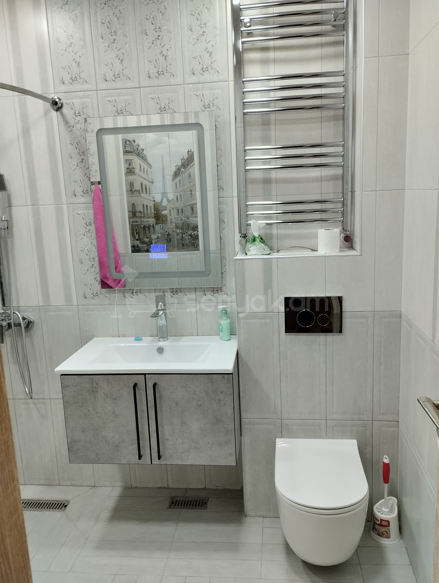 1 Սենյականոց Բնակարան Քարե Շենքում, 54քմ, 2/5 հարկ, Կապիտալ Վերանորոգված, Կահավորված