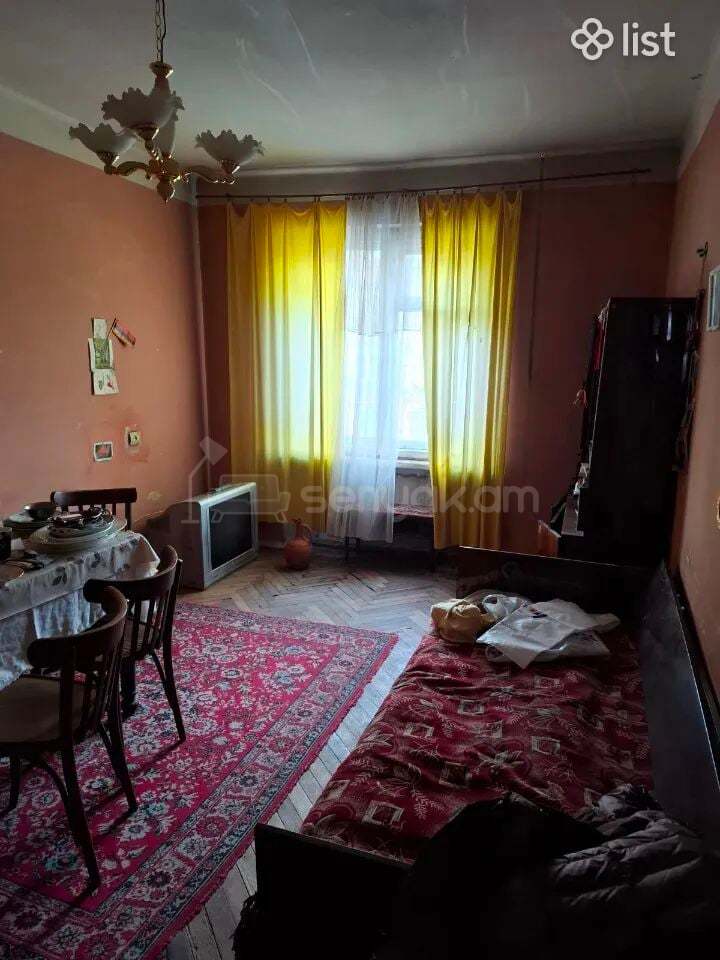 2 Սենյականոց Բնակարան Քարե Շենքում, 58քմ, 3/5 հարկ, Պետական Վիճակում