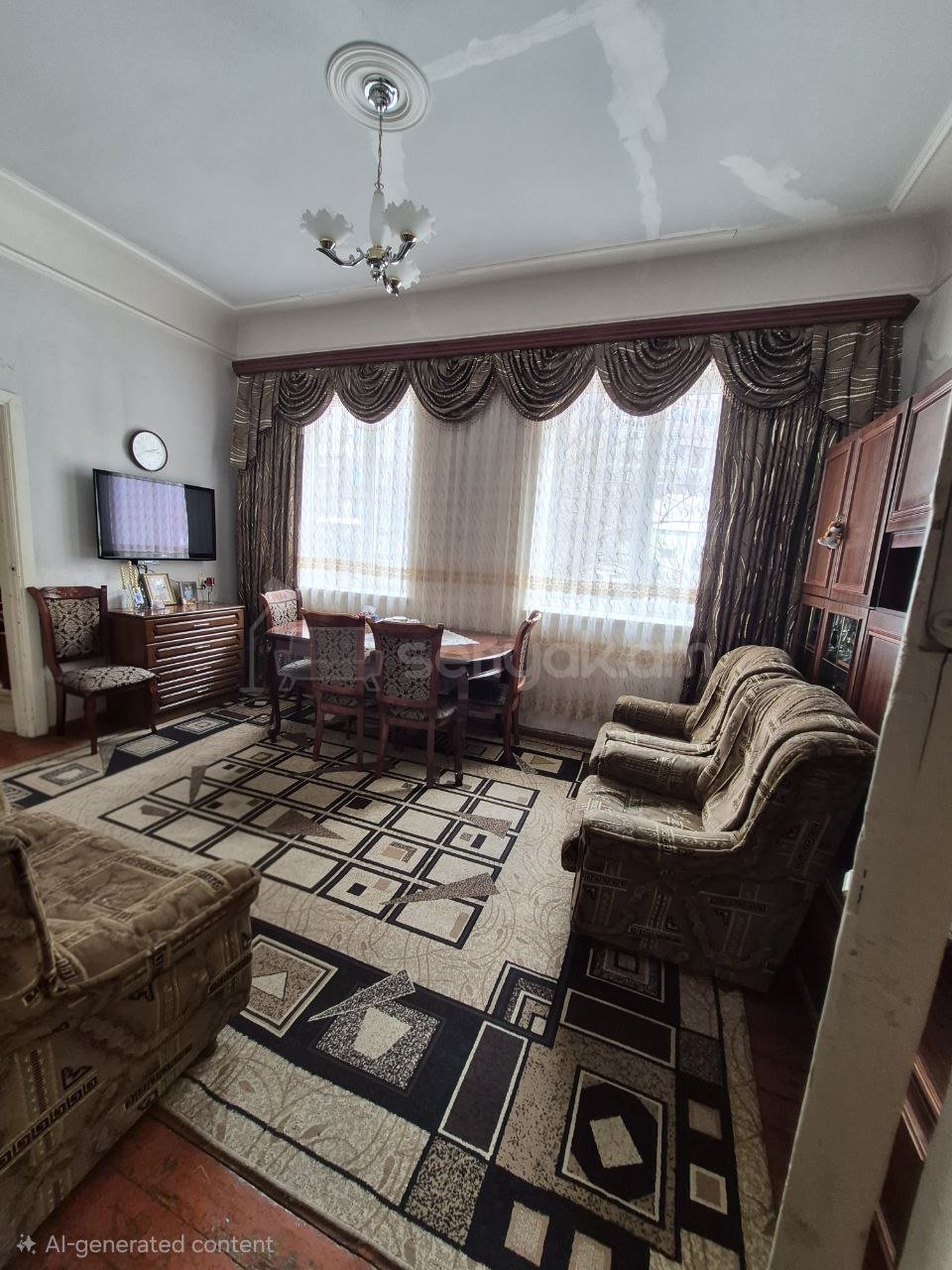 4 Սենյականոց Բնակարան Քարե Շենքում, 85քմ, 1/4 հարկ, Պետական Վիճակում