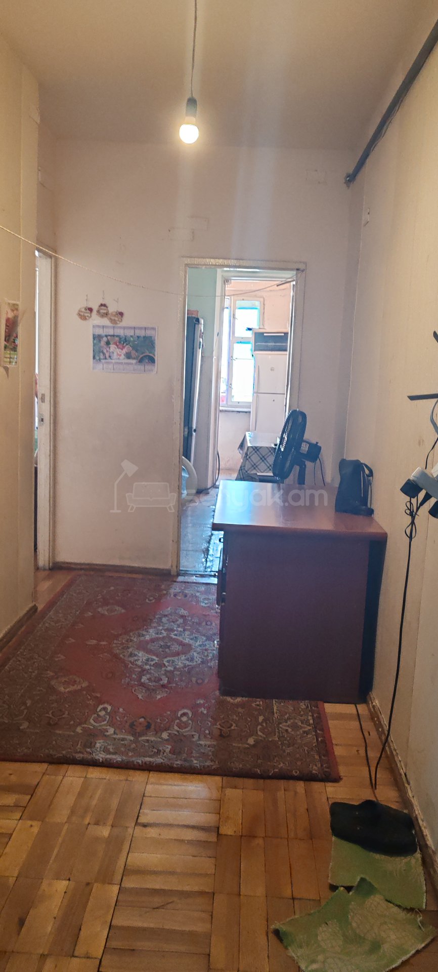 2 Սենյականոց Բնակարան, 58քմ, 7/9 հարկ, Պետական Վիճակում