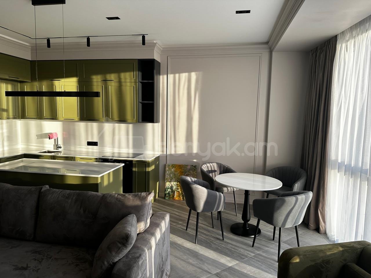 1 Սենյականոց Բնակարան Նորակառույցում, 47քմ, 3/7 հարկ, Դիզայներական Վերանորոգված, Կահավորված, Արևկող