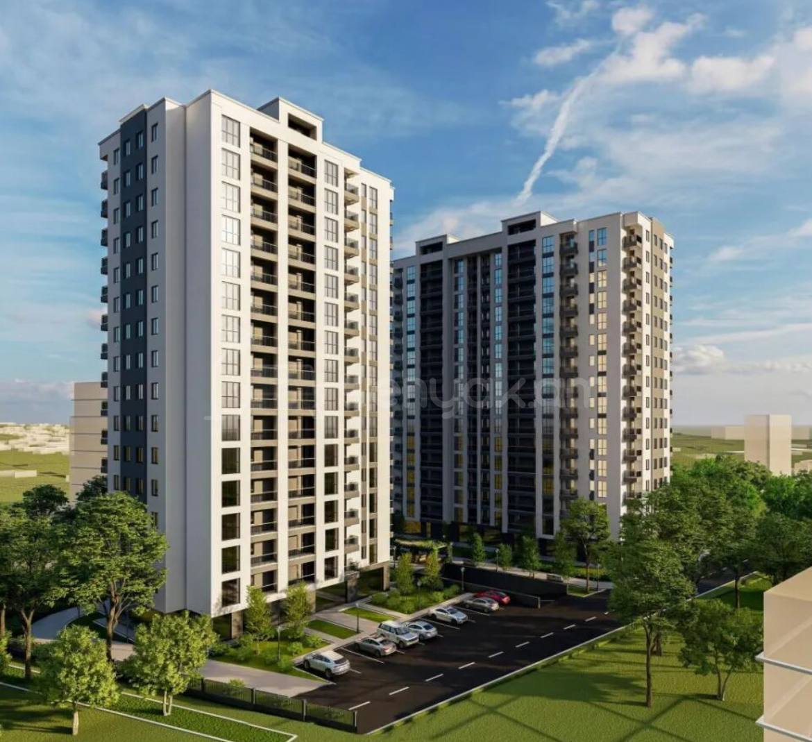 2 Սենյականոց Բնակարան, 54քմ, 15/16 հարկ, Զրոյական Վիճակում