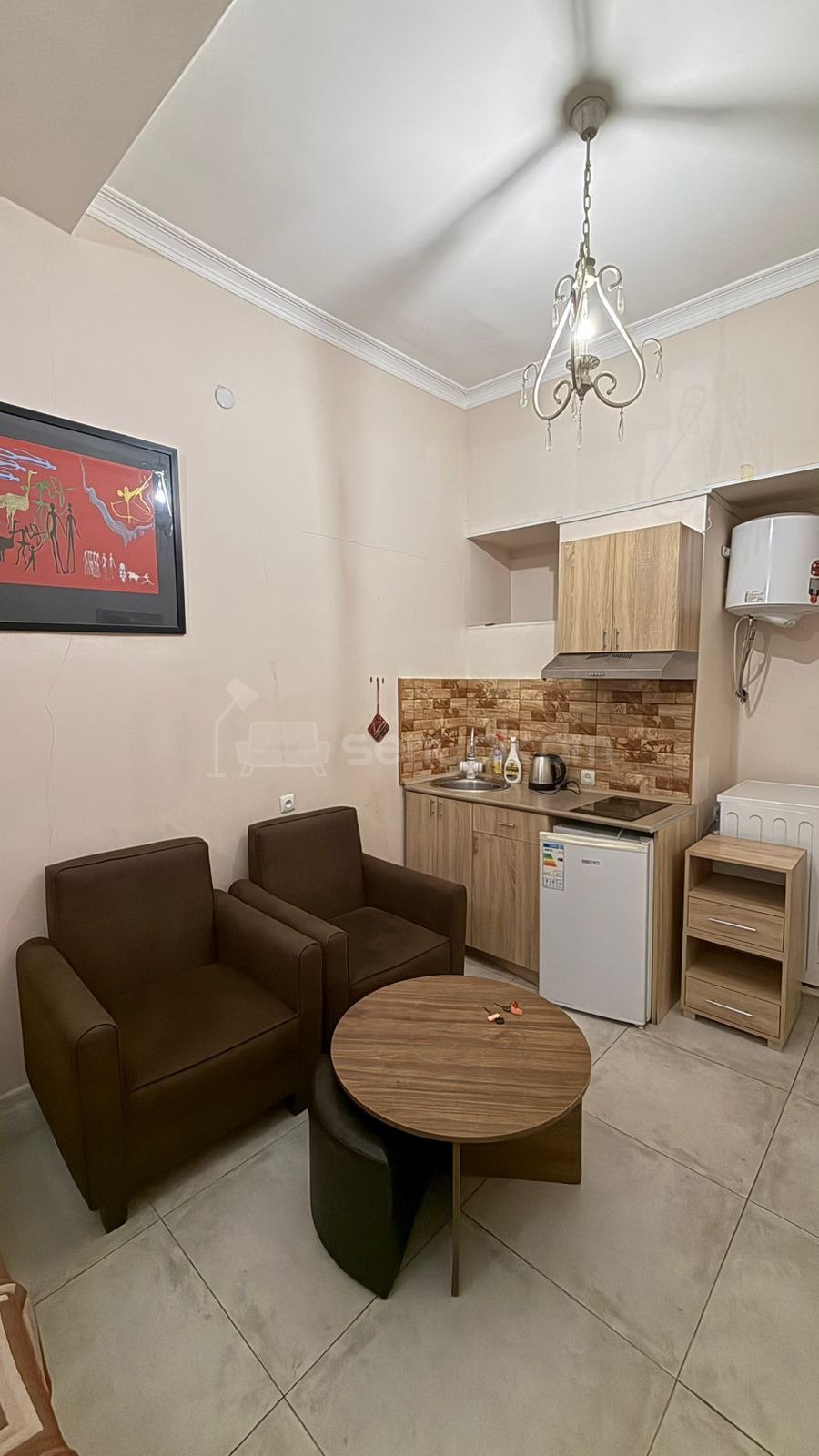 1 Սենյականոց Բնակարան Նորակառույց Քարե Շենքում, 30քմ, 2/3 հարկ, Կապիտալ Վերանորոգված, Կահավորված, Արևկող