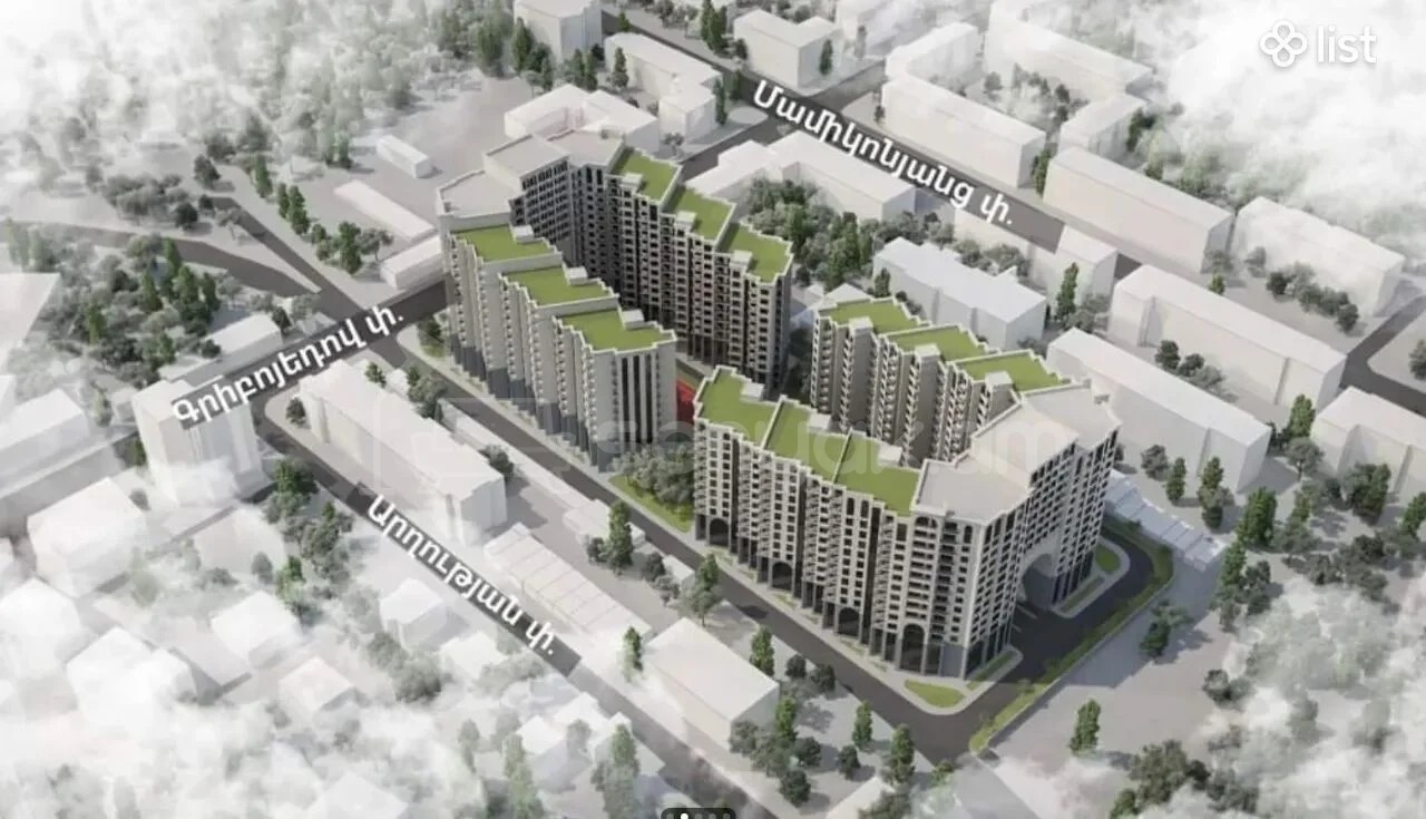 3 Սենյականոց Բնակարան, 90քմ, 10/17 հարկ, Զրոյական Վիճակում