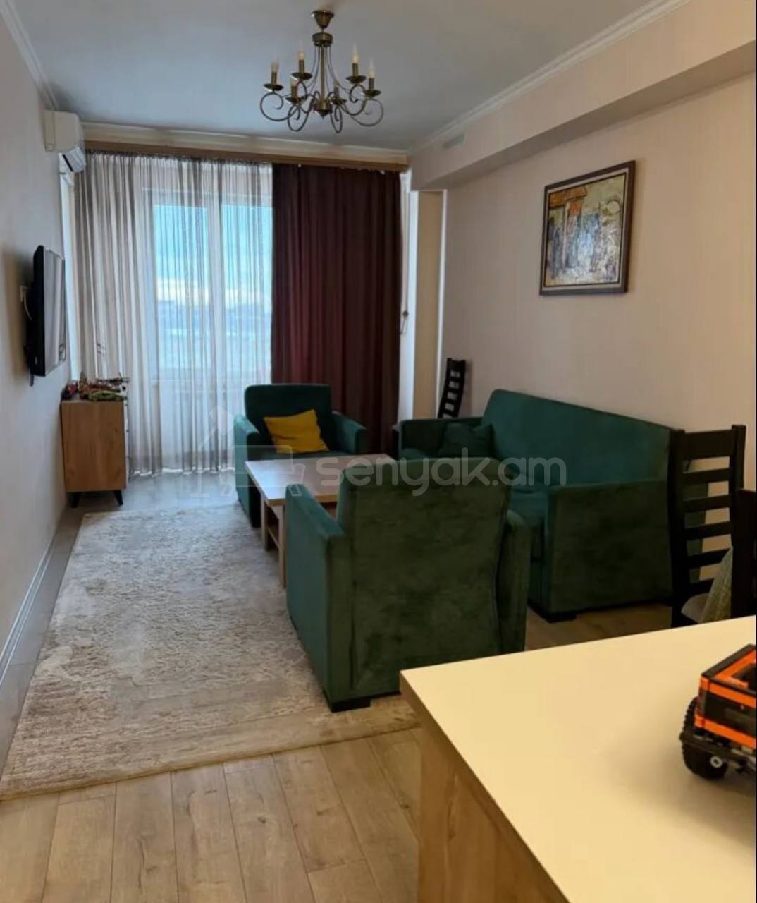 2 Սենյականոց Բնակարան Նորակառույցում, 51քմ, 4/11 հարկ, Կապիտալ Վերանորոգված, Կահավորված, Արևկող