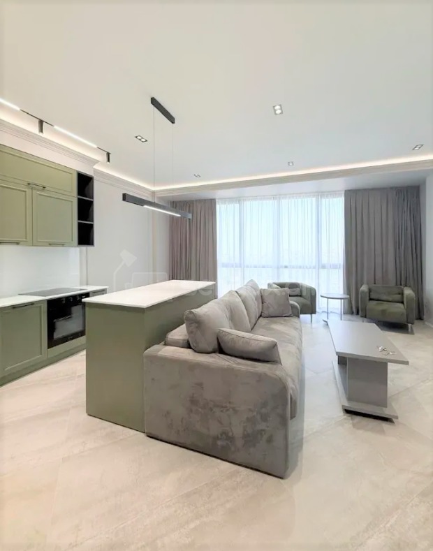 1 Սենյականոց Բնակարան, 47քմ, 3/7 հարկ, Դիզայներական Վերանորոգված, Կահավորված