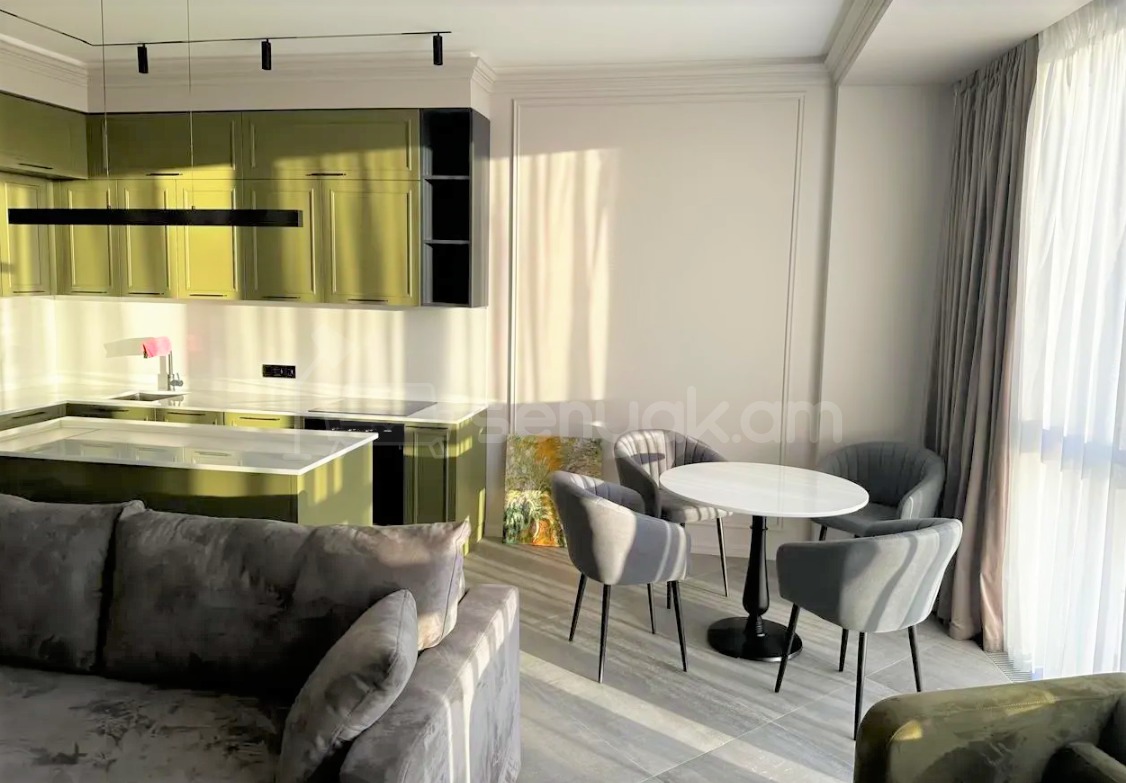 1 Սենյականոց Բնակարան, 47քմ, 3/7 հարկ, Դիզայներական Վերանորոգված, Կահավորված