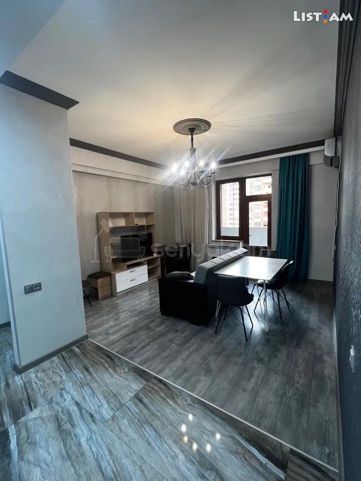 2 Սենյականոց Բնակարան Նորակառույցում, 75քմ, 8/11 հարկ, Կապիտալ Վերանորոգված