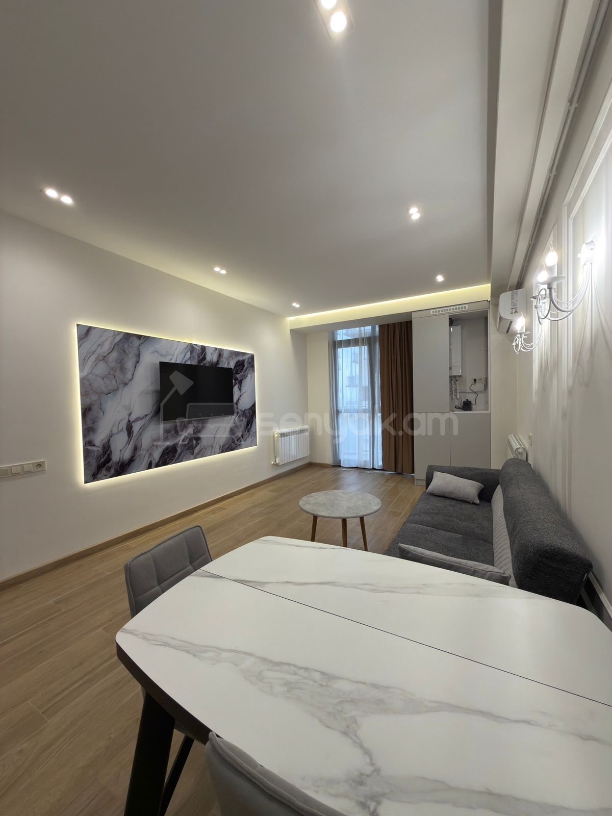 2 Սենյականոց Բնակարան Նորակառույցում, 65քմ, 9/16 հարկ, Դիզայներական Վերանորոգված