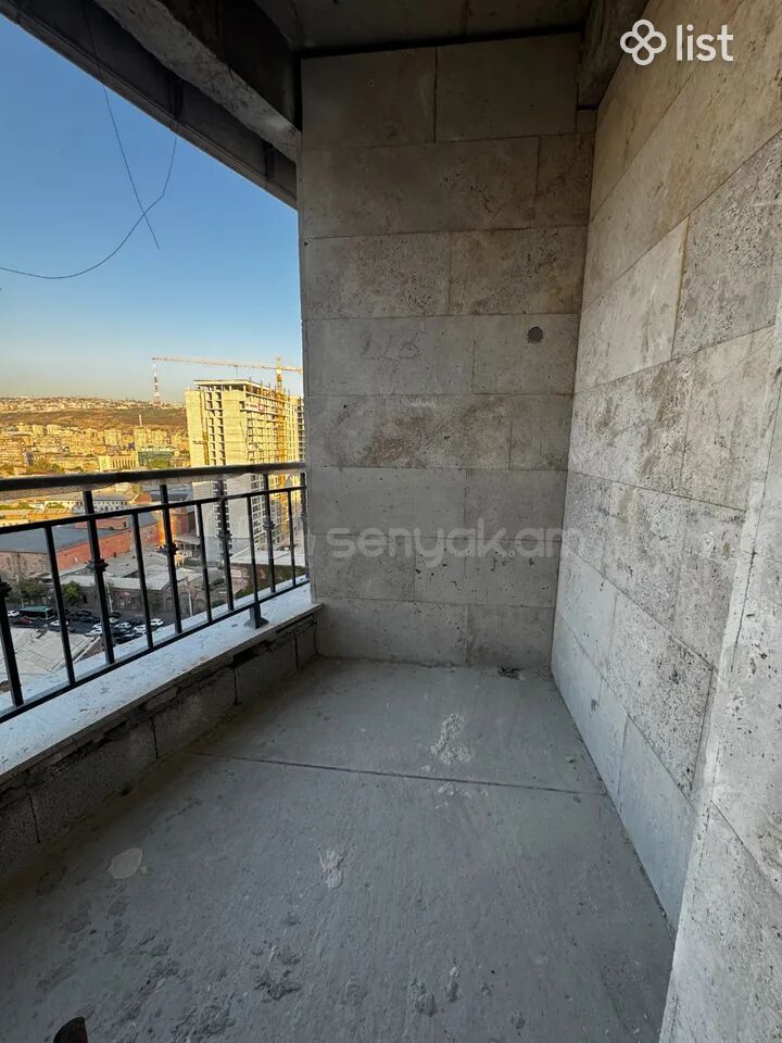 2 Սենյականոց Բնակարան, 51քմ, 15/23 հարկ, Պետական Վիճակում