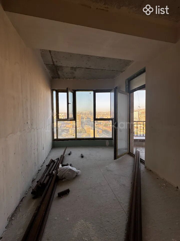 2 Սենյականոց Բնակարան, 51քմ, 15/23 հարկ, Պետական Վիճակում