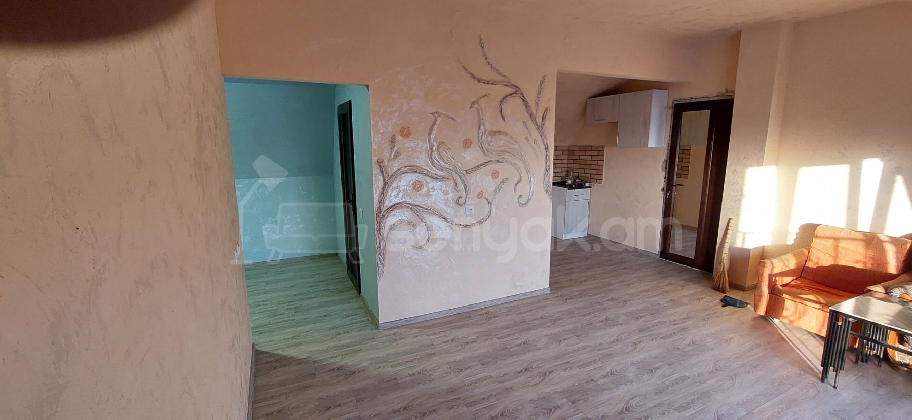 3 Սենյականոց Բնակարան Նորակառույց Քարե Շենքում, 55քմ, 3/3 հարկ, Դիզայներական Վերանորոգված