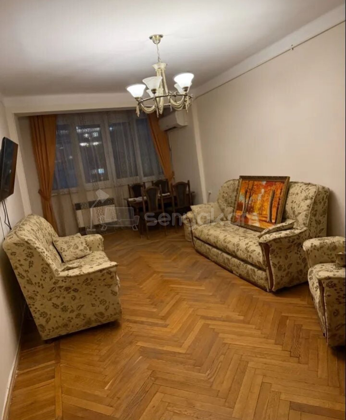 2 Սենյականոց Բնակարան Քարե Շենքում, 64քմ, 4/6 հարկ, Կապիտալ Վերանորոգված, Կահավորված