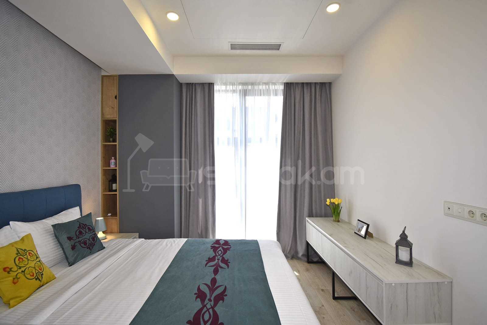 2 Սենյականոց Բնակարան Նորակառույցում, 50քմ, 5/15 հարկ, Դիզայներական Վերանորոգված