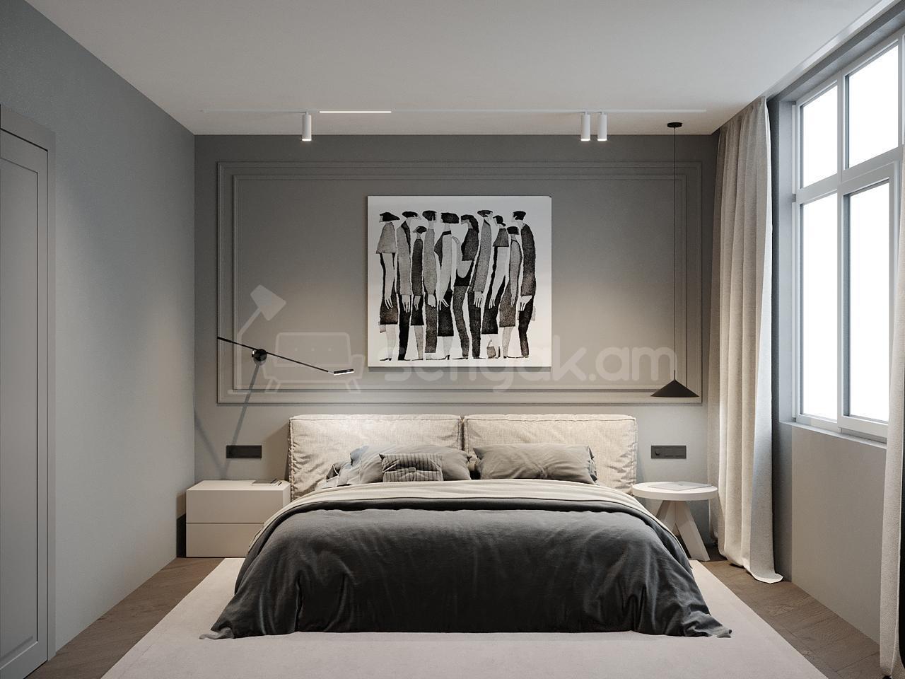 3 Սենյականոց Բնակարան Նորակառույցում, 60քմ, 14/17 հարկ, Դիզայներական Վերանորոգված