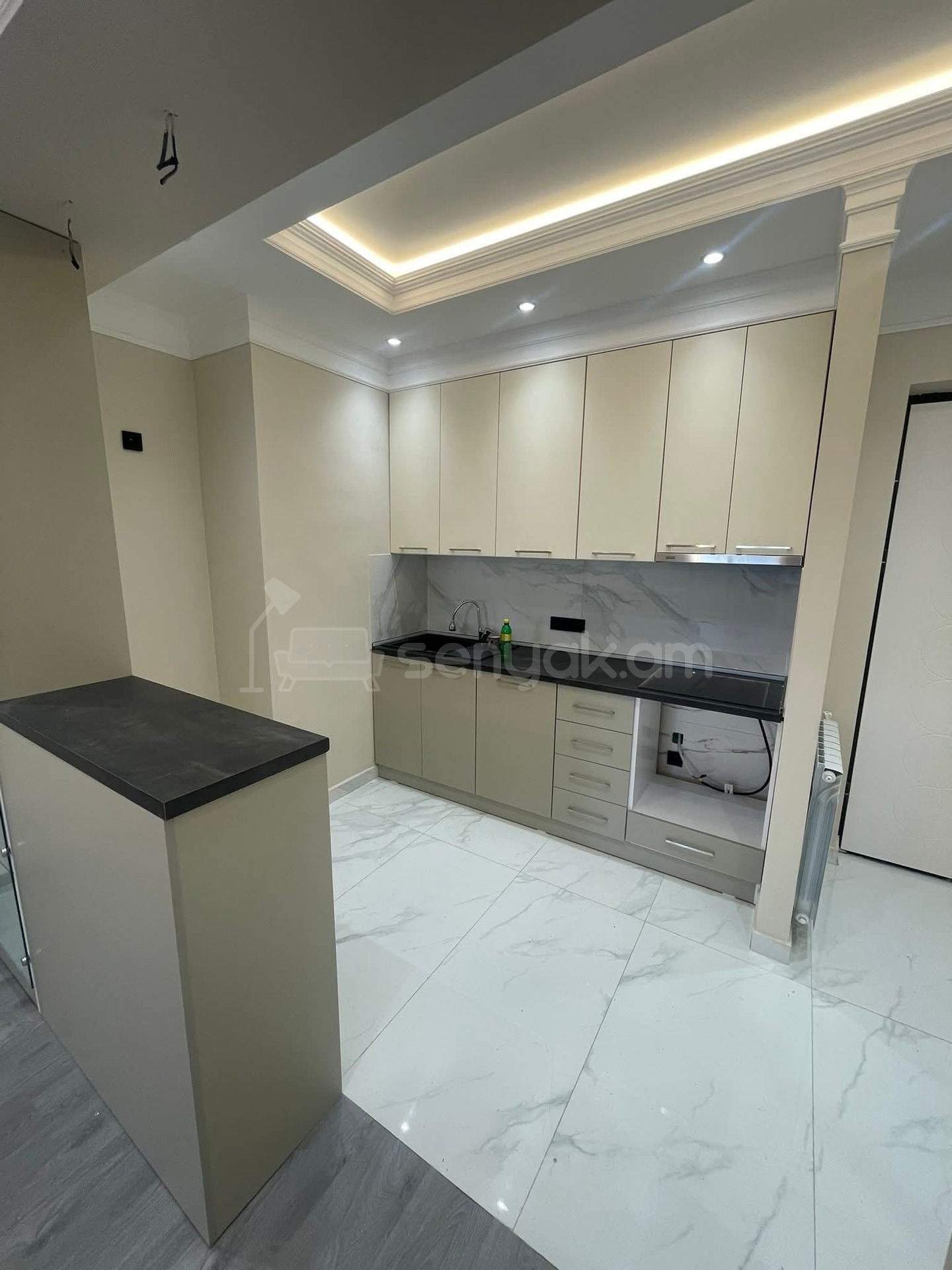 3 Սենյականոց Բնակարան Նորակառույցում, 65քմ, 11/15 հարկ, Կապիտալ Վերանորոգված