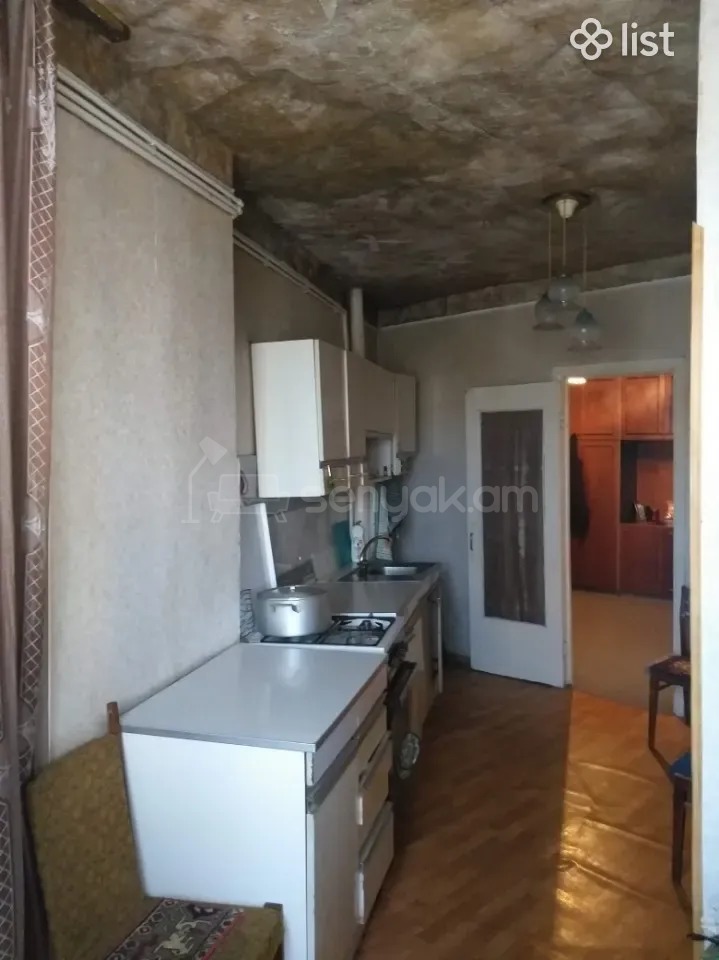 2 Սենյականոց Բնակարան, 75քմ, 6/16 հարկ, Պետական Վիճակում