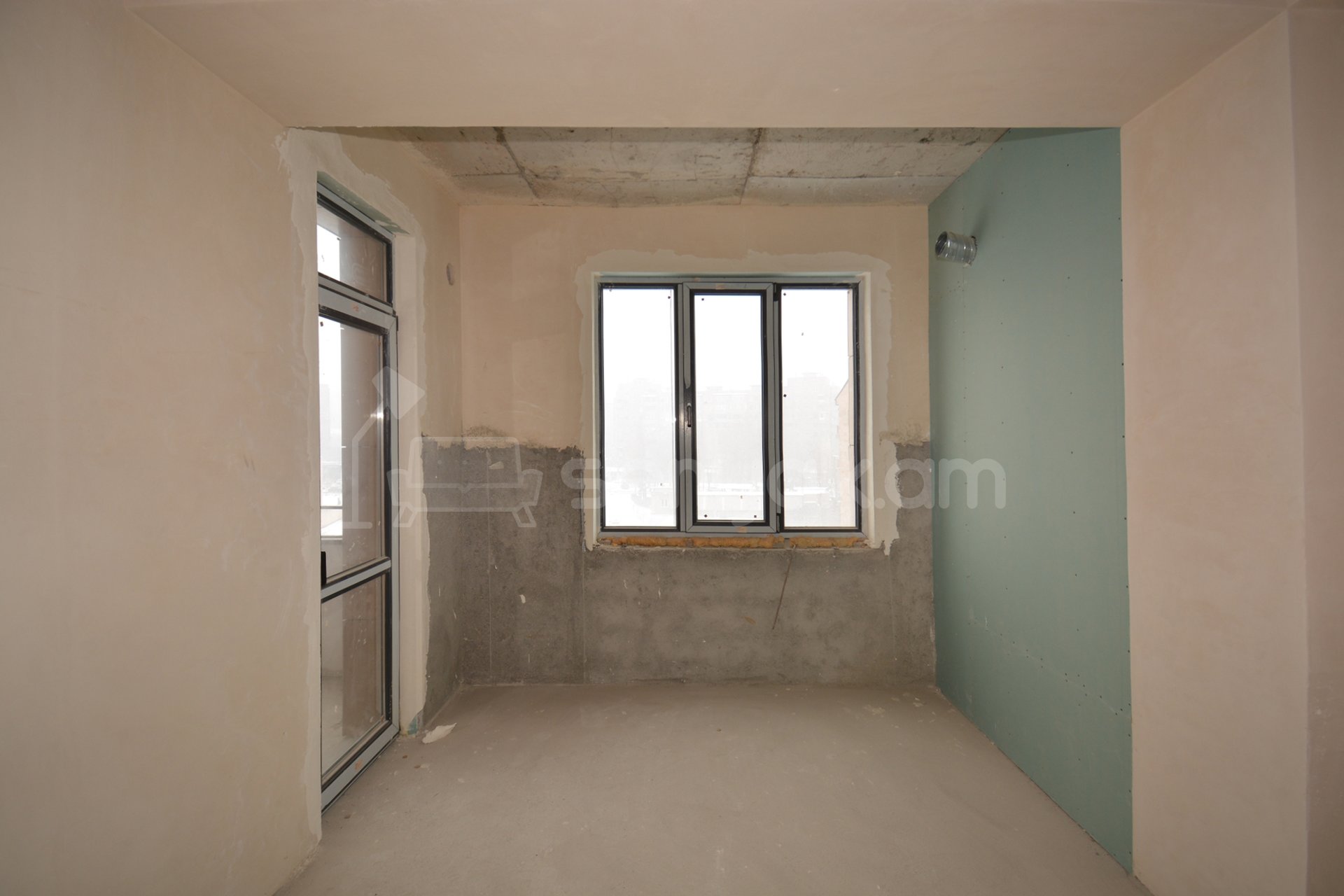 2 Սենյականոց Բնակարան Նորակառույցում, 61քմ, 5/13 հարկ, Զրոյական Վիճակում