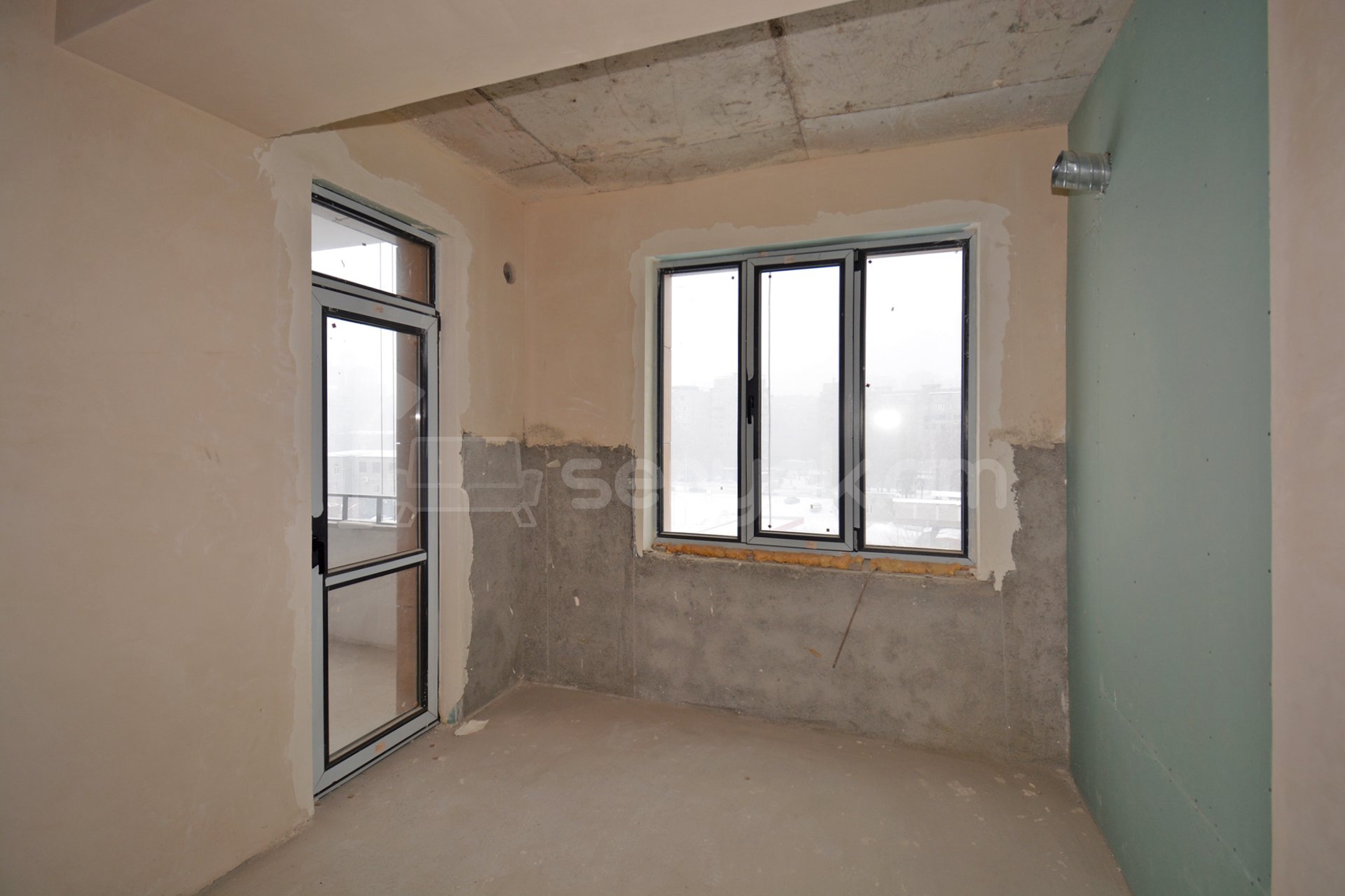 2 Սենյականոց Բնակարան Նորակառույցում, 61քմ, 5/13 հարկ, Զրոյական Վիճակում