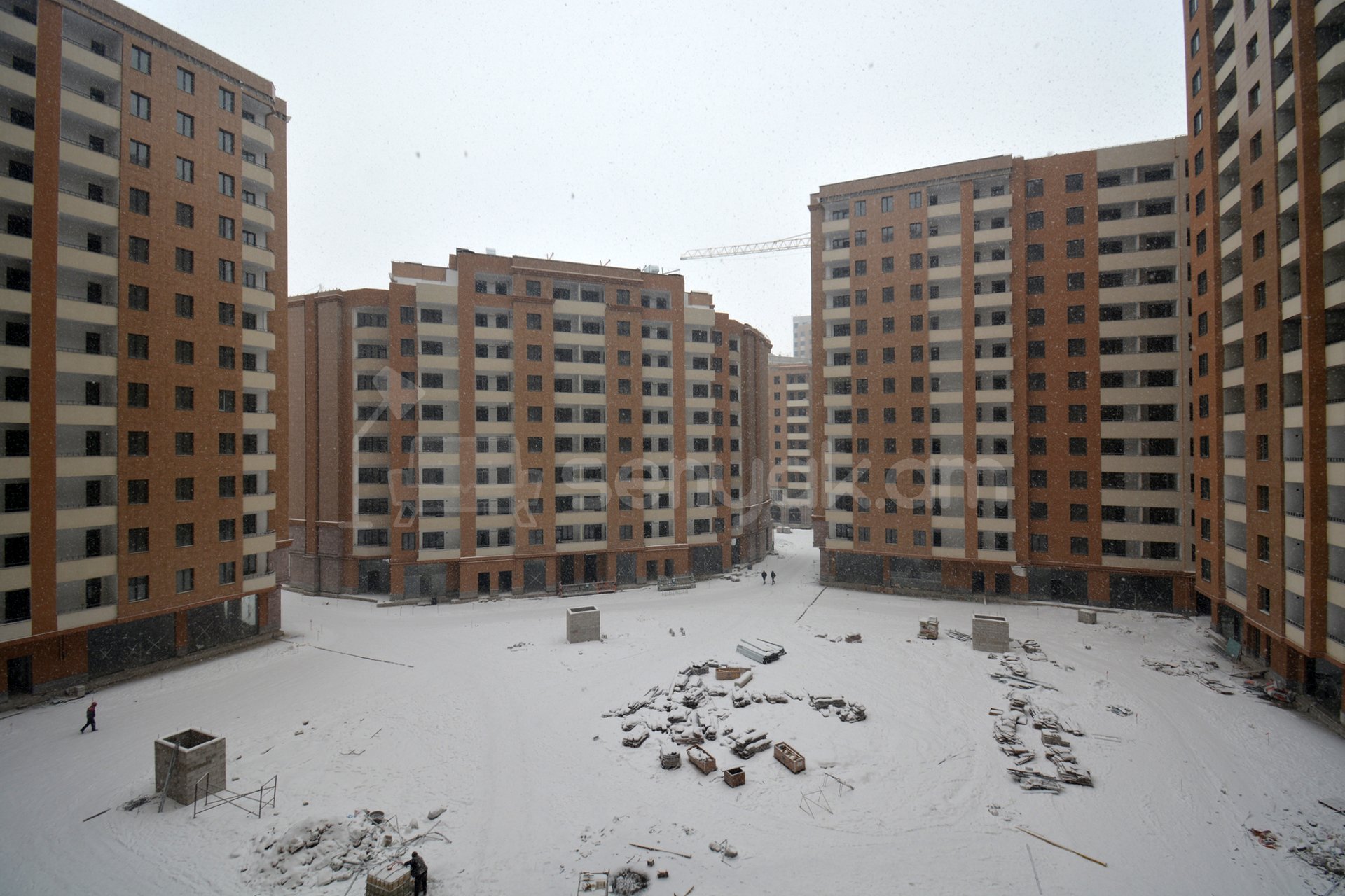 2 Սենյականոց Բնակարան Նորակառույցում, 61քմ, 5/13 հարկ, Զրոյական Վիճակում