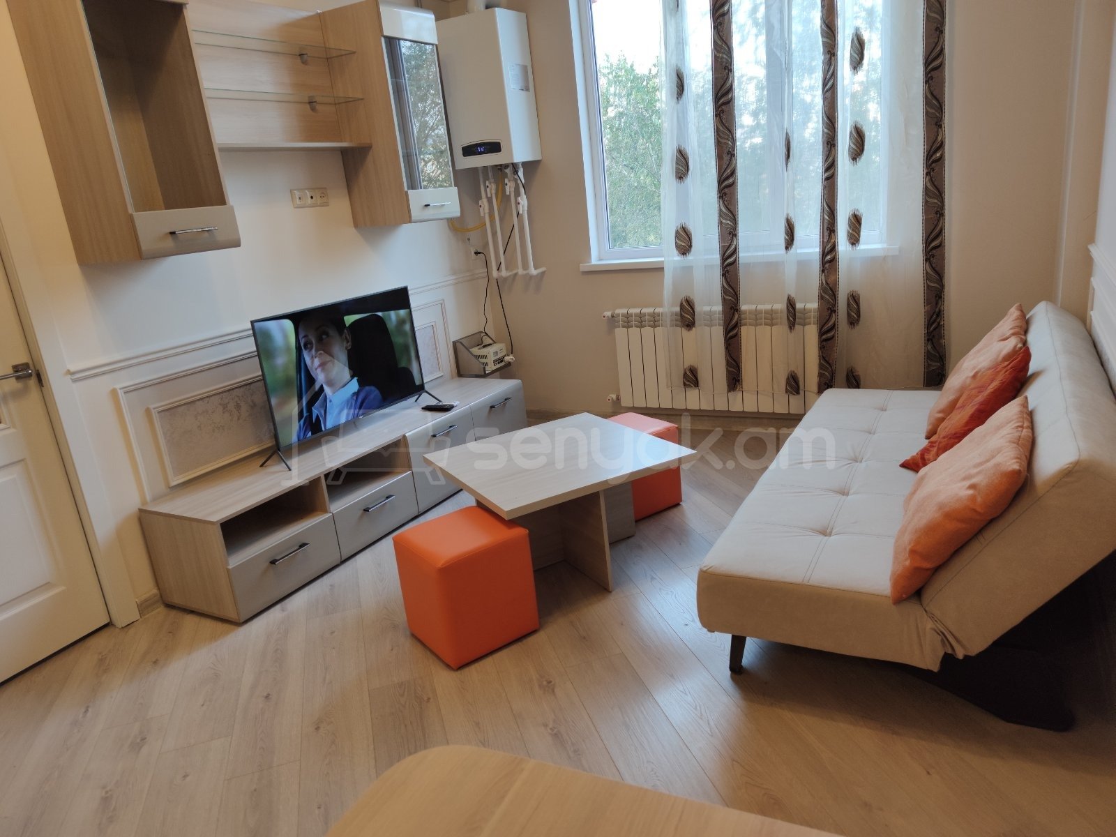 2 Սենյականոց Բնակարան Նորակառույցում, 50քմ, 2/17 հարկ, Կապիտալ Վերանորոգված, Կահավորված, Արևկող