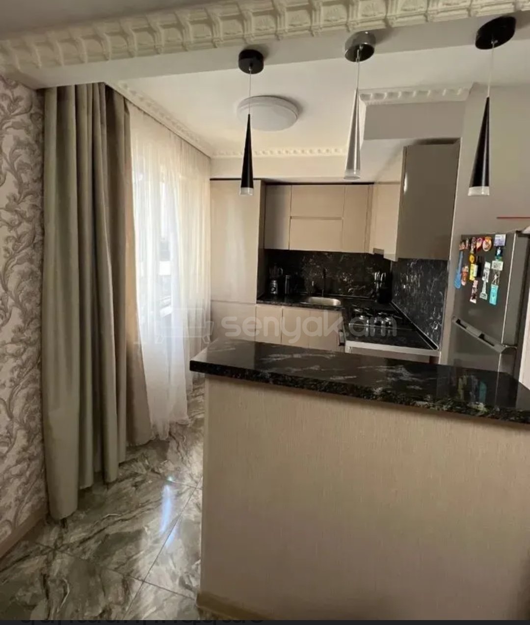 3 Սենյականոց Բնակարան, 57քմ, 4/4 հարկ, Դիզայներական Վերանորոգված