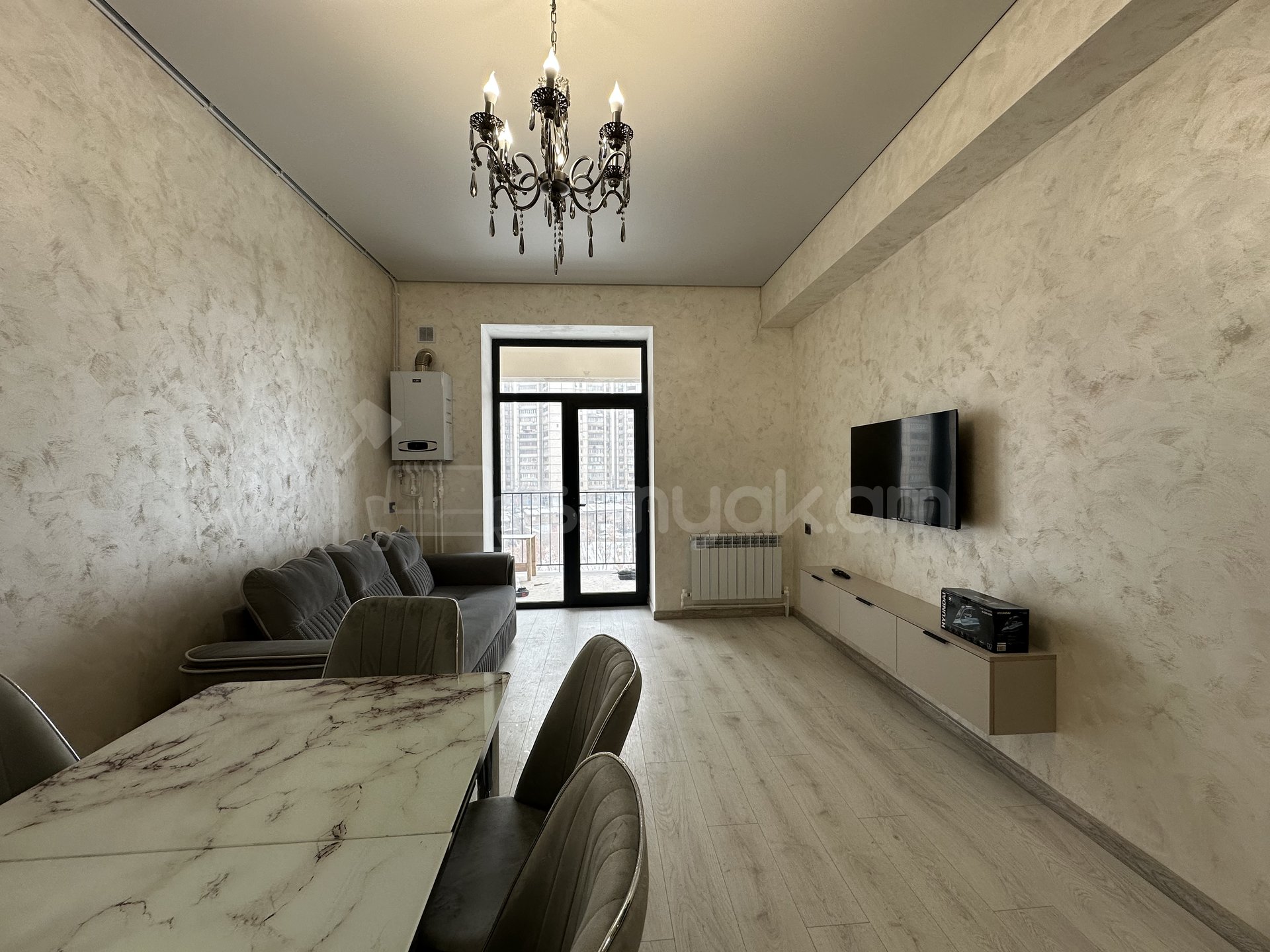 2 Սենյականոց Բնակարան Նորակառույցում, 58քմ, 7/15 հարկ, Դիզայներական Վերանորոգված, Կահավորված, Արևկող