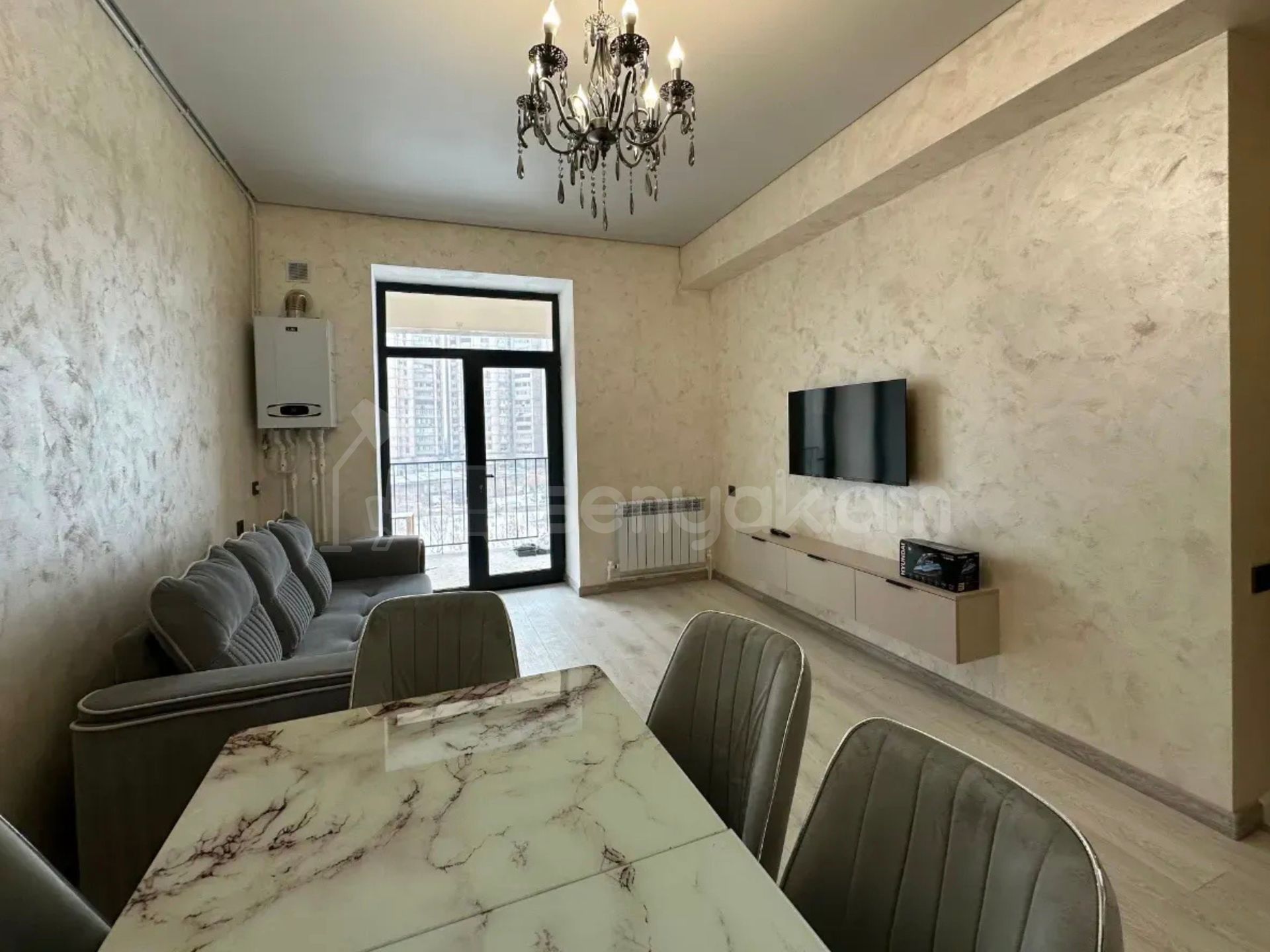 2 Սենյականոց Բնակարան Նորակառույցում, 58քմ, 7/14 հարկ, Դիզայներական Վերանորոգված, Կահավորված, Արևկող