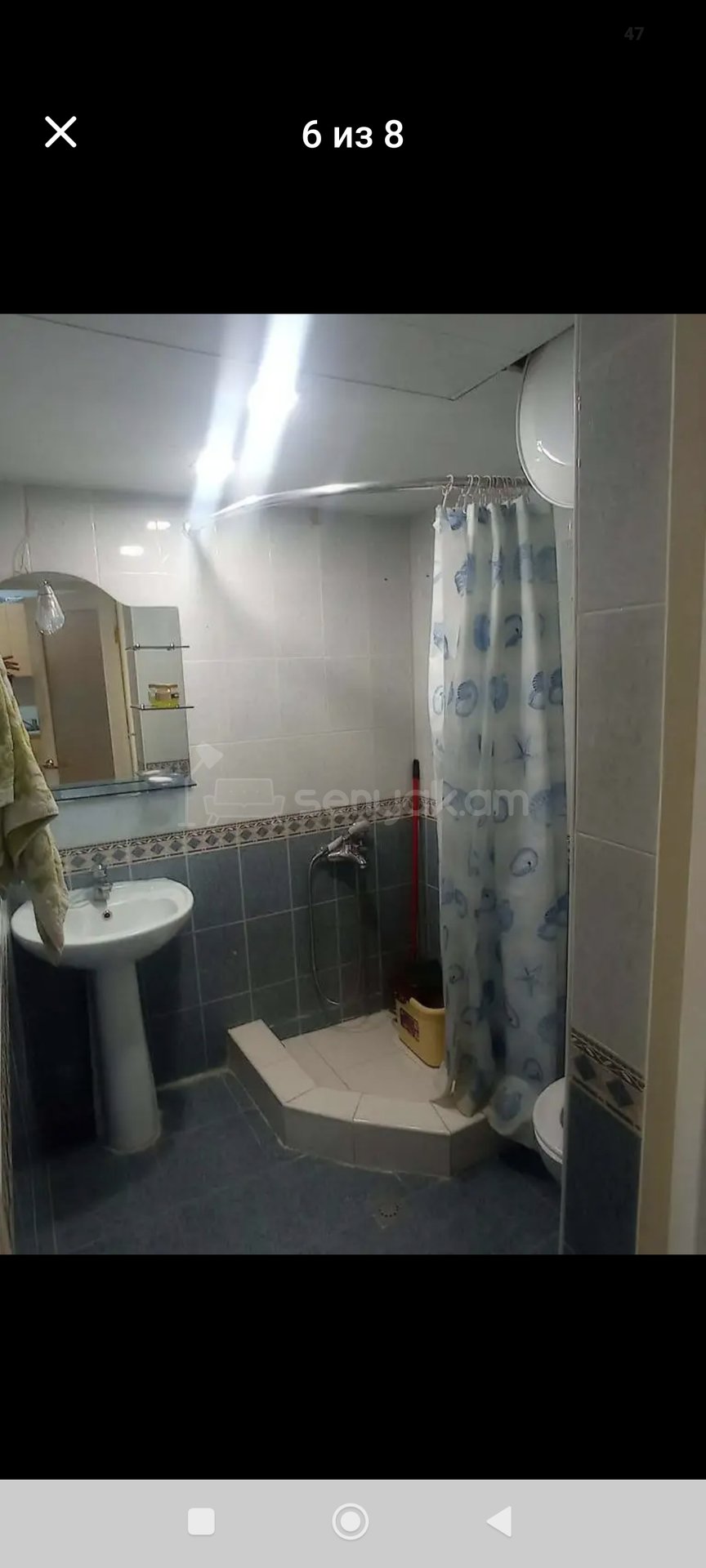 2 Սենյականոց Բնակարան Քարե Շենքում, 52քմ, 1/1 հարկ, Նորմալ Վիճակում, Կահավորված