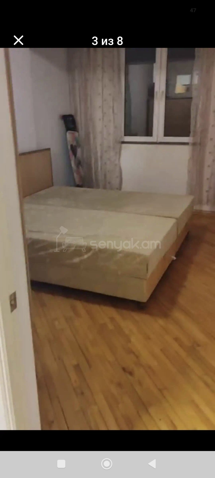 2 Սենյականոց Բնակարան Քարե Շենքում, 52քմ, 1/1 հարկ, Նորմալ Վիճակում, Կահավորված