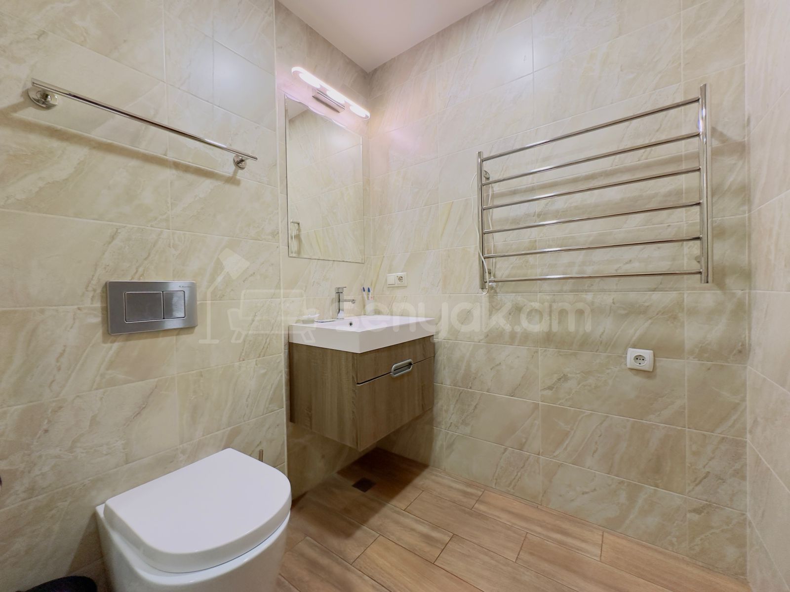 2 Սենյականոց Բնակարան Նորակառույցում, 50քմ, 6/15 հարկ, Դիզայներական Վերանորոգված