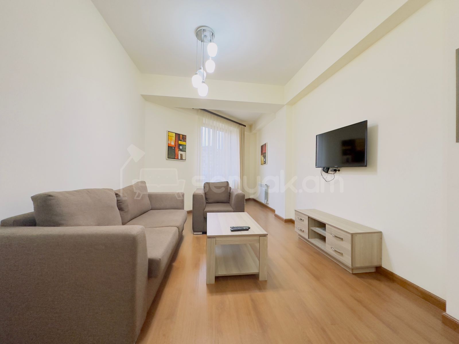 2 Սենյականոց Բնակարան Նորակառույցում, 50քմ, 6/15 հարկ, Դիզայներական Վերանորոգված