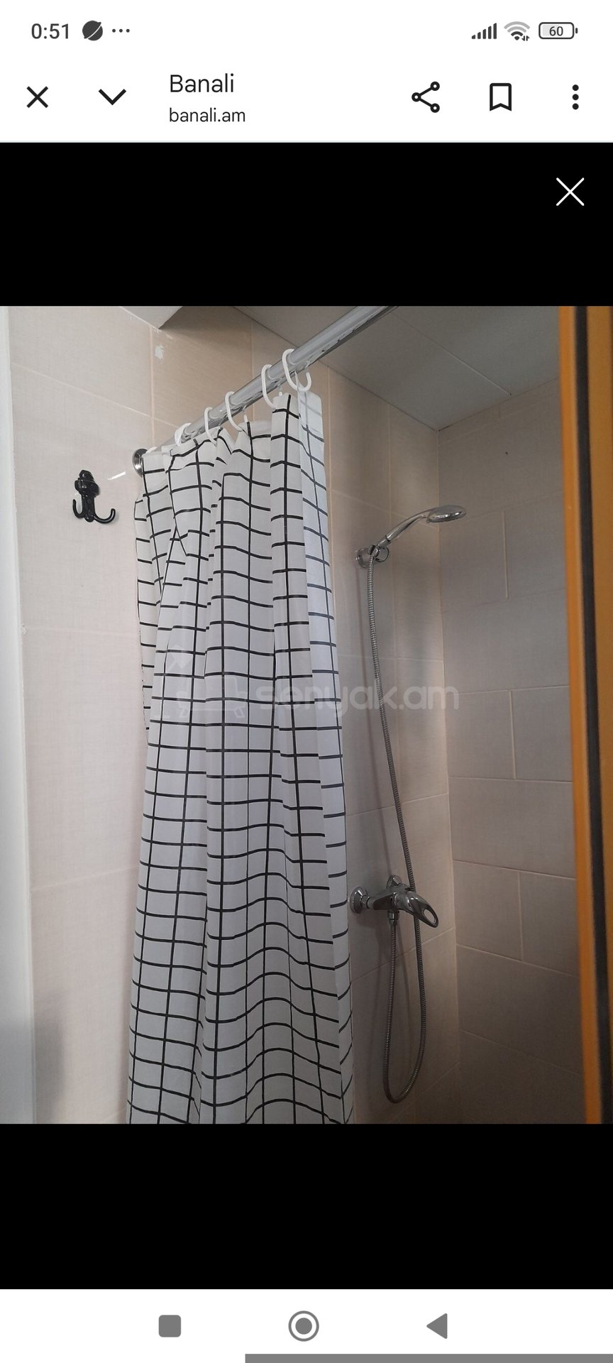 1 Սենյականոց Սեփական Տուն, 20քմ, Կապիտալ Վերանորոգված, Կահավորված