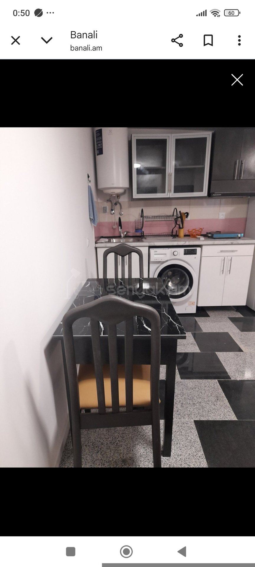 1 Սենյականոց Սեփական Տուն, 20քմ, Կապիտալ Վերանորոգված, Կահավորված