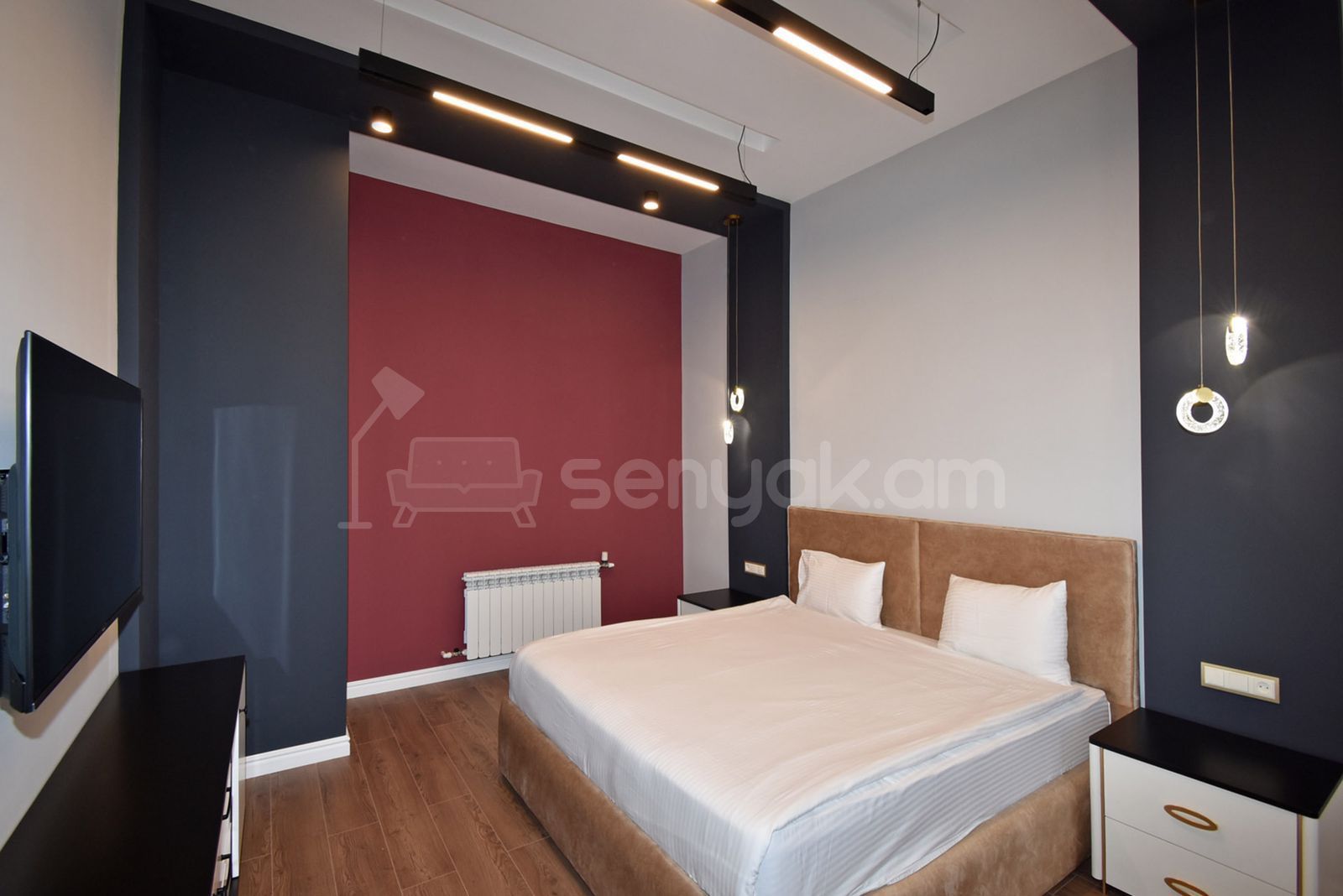 3 Սենյականոց Բնակարան Նորակառույցում, 80քմ, 8/12 հարկ, Դիզայներական Վերանորոգված