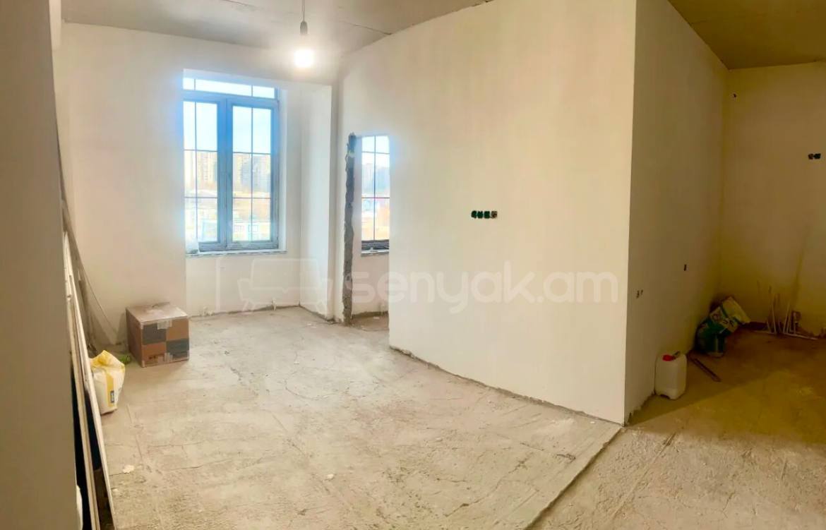 2 Սենյականոց Բնակարան, 46քմ, 9/12 հարկ, Զրոյական Վիճակում