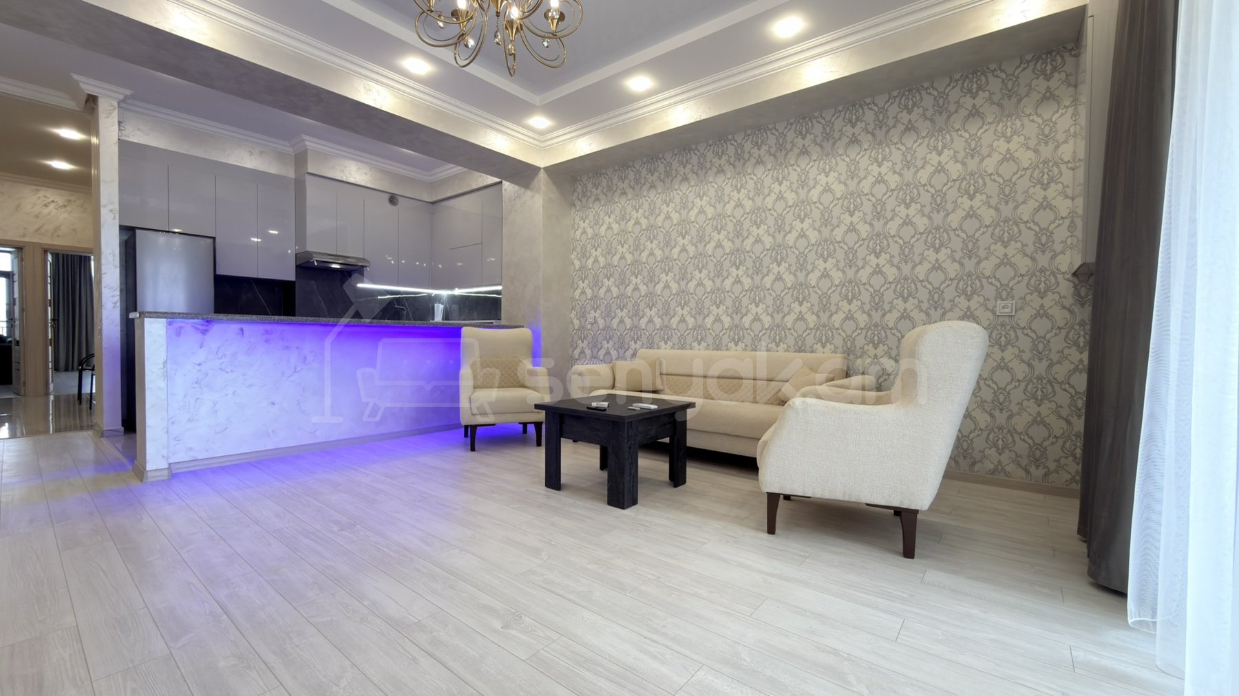 3 Սենյականոց Բնակարան Նորակառույցում, 110քմ, 12/18 հարկ, Կապիտալ Վերանորոգված