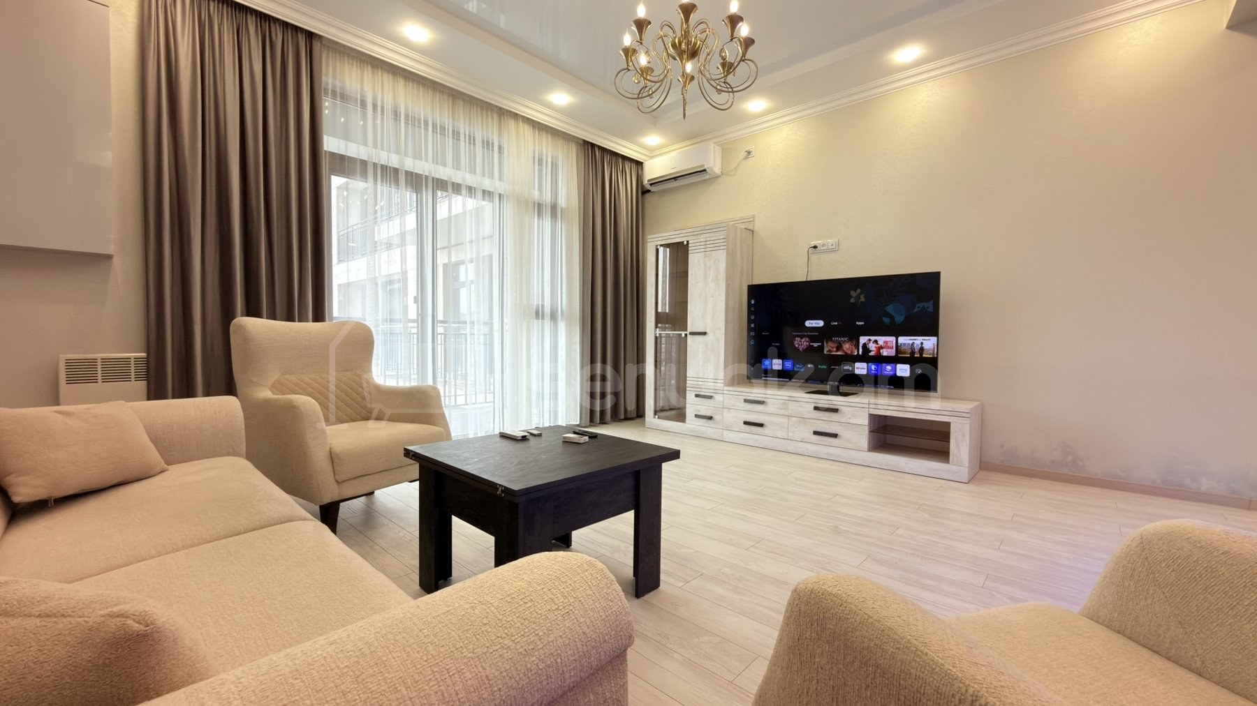 3 Սենյականոց Բնակարան Նորակառույցում, 110քմ, 12/18 հարկ, Կապիտալ Վերանորոգված