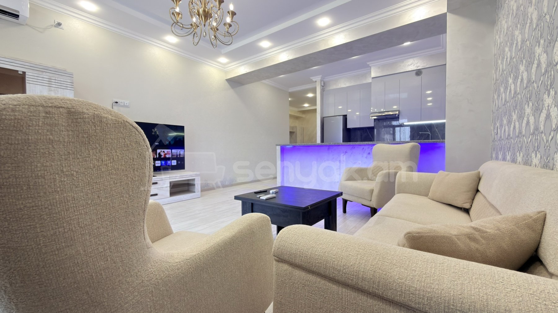 3 Սենյականոց Բնակարան Նորակառույցում, 110քմ, 12/18 հարկ, Կապիտալ Վերանորոգված