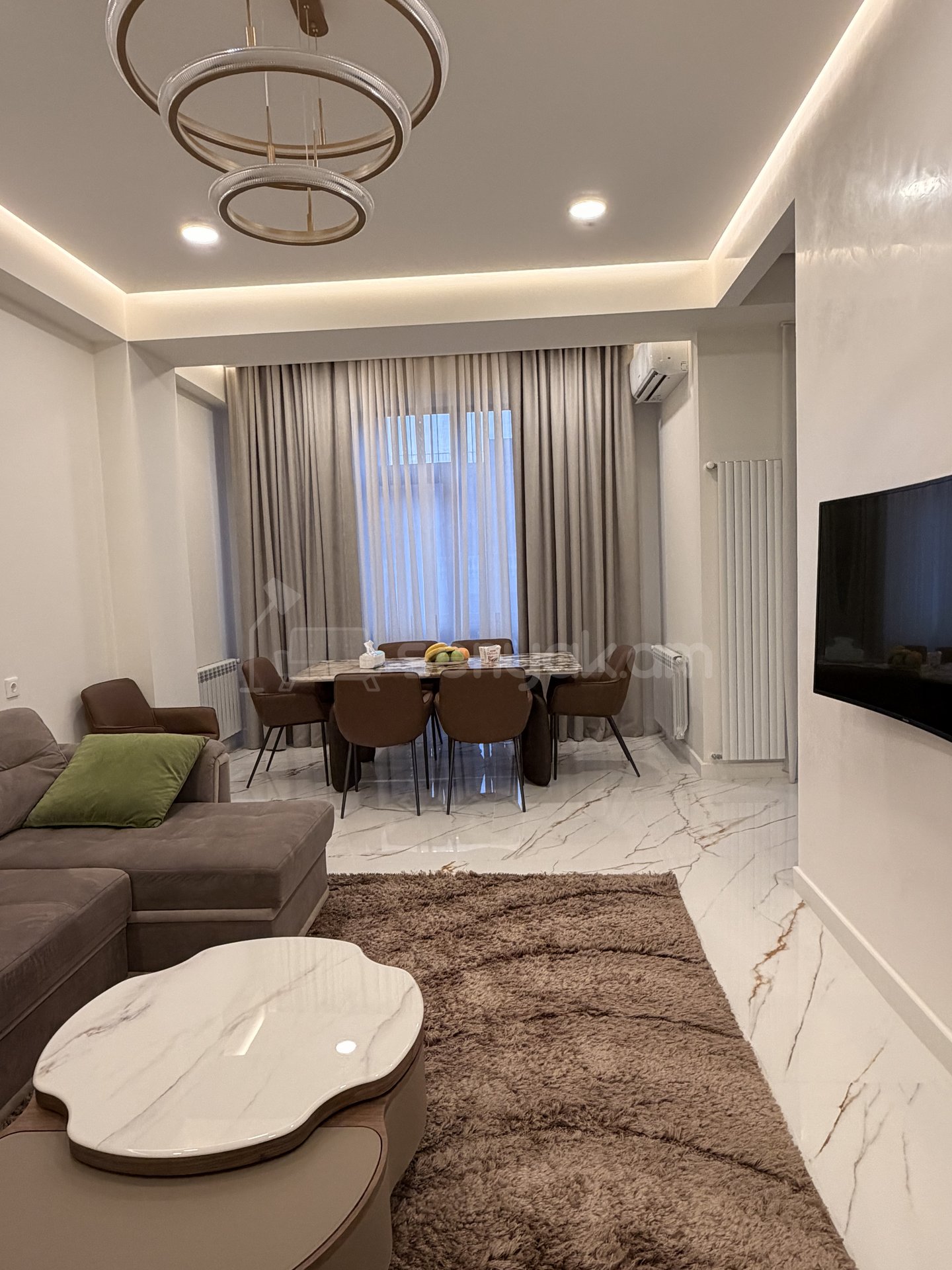 4 Սենյականոց Բնակարան Նորակառույցում, 124քմ, 7/8 հարկ, Կապիտալ Վերանորոգված, Կահավորված, Արևկող