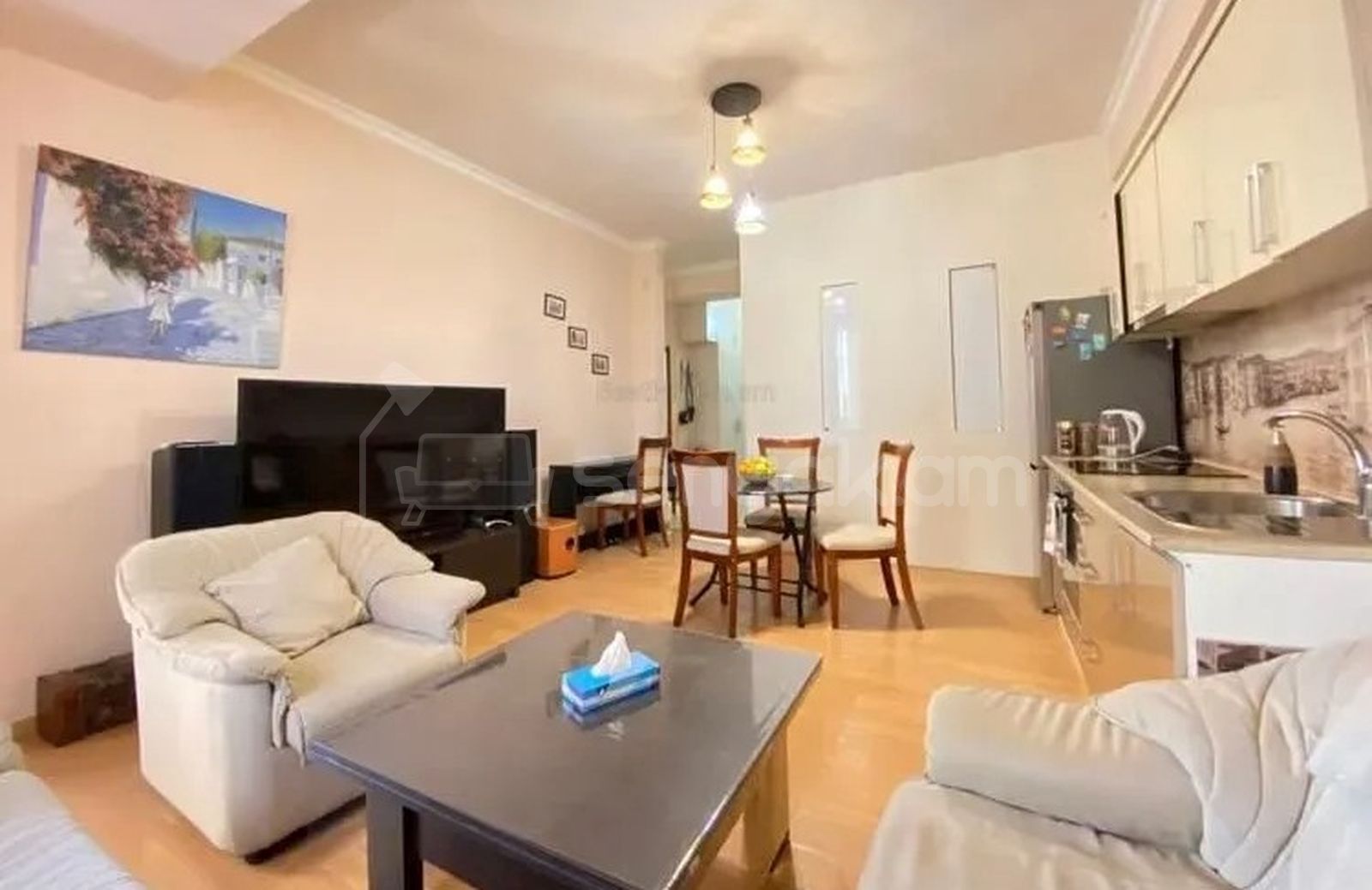 2 Սենյականոց Բնակարան Նորակառույցում, 57քմ, 2/8 հարկ, Կապիտալ Վերանորոգված