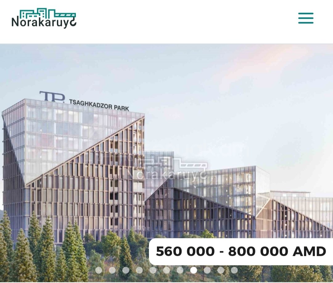 1 Սենյականոց Բնակարան Նորակառույցում, 27քմ, 6/9 հարկ, Զրոյական Վիճակում